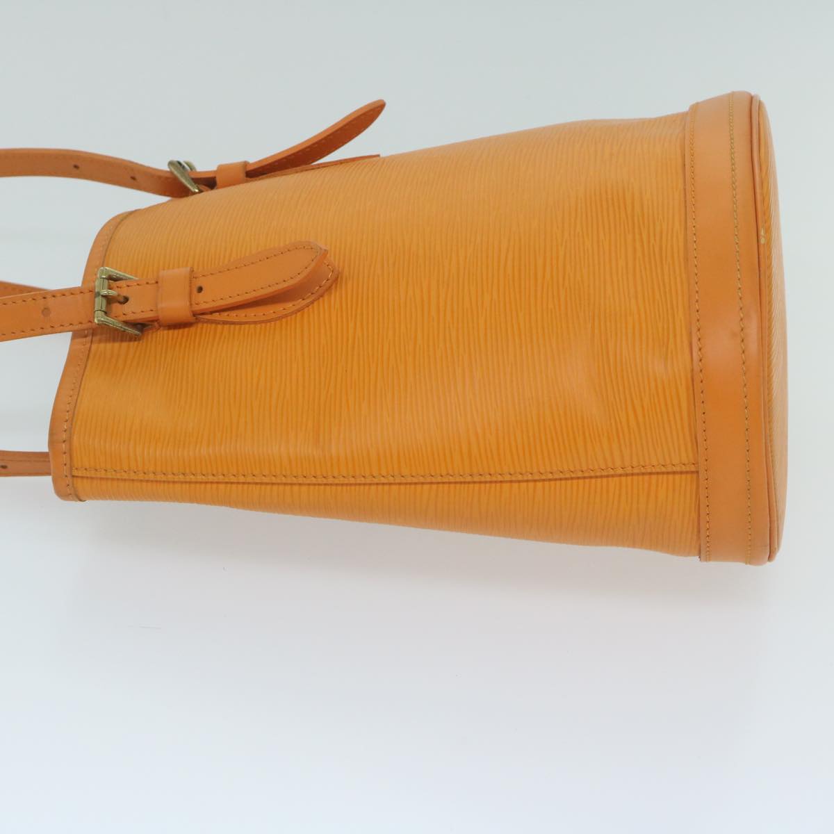 LOUIS VUITTON Epi Bucket PM Shoulder Bag Orange Mandarin M5899H LV Auth 59638