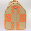 LOUIS VUITTON Damier Giant Keepall Bandouliere 50 Bag Beige M57419 Auth 59673S-3