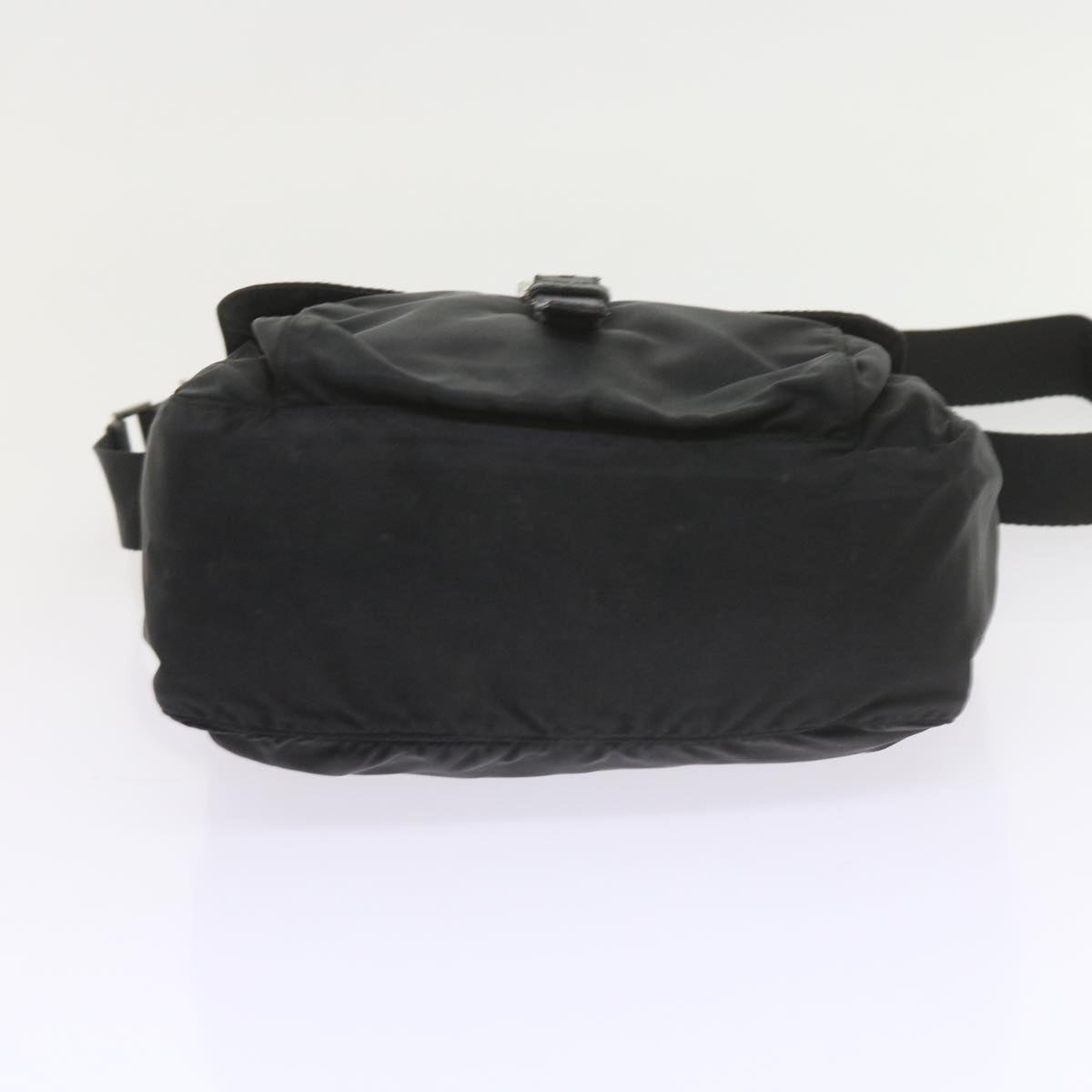 PRADA Shoulder Bag Nylon Black Auth 59701