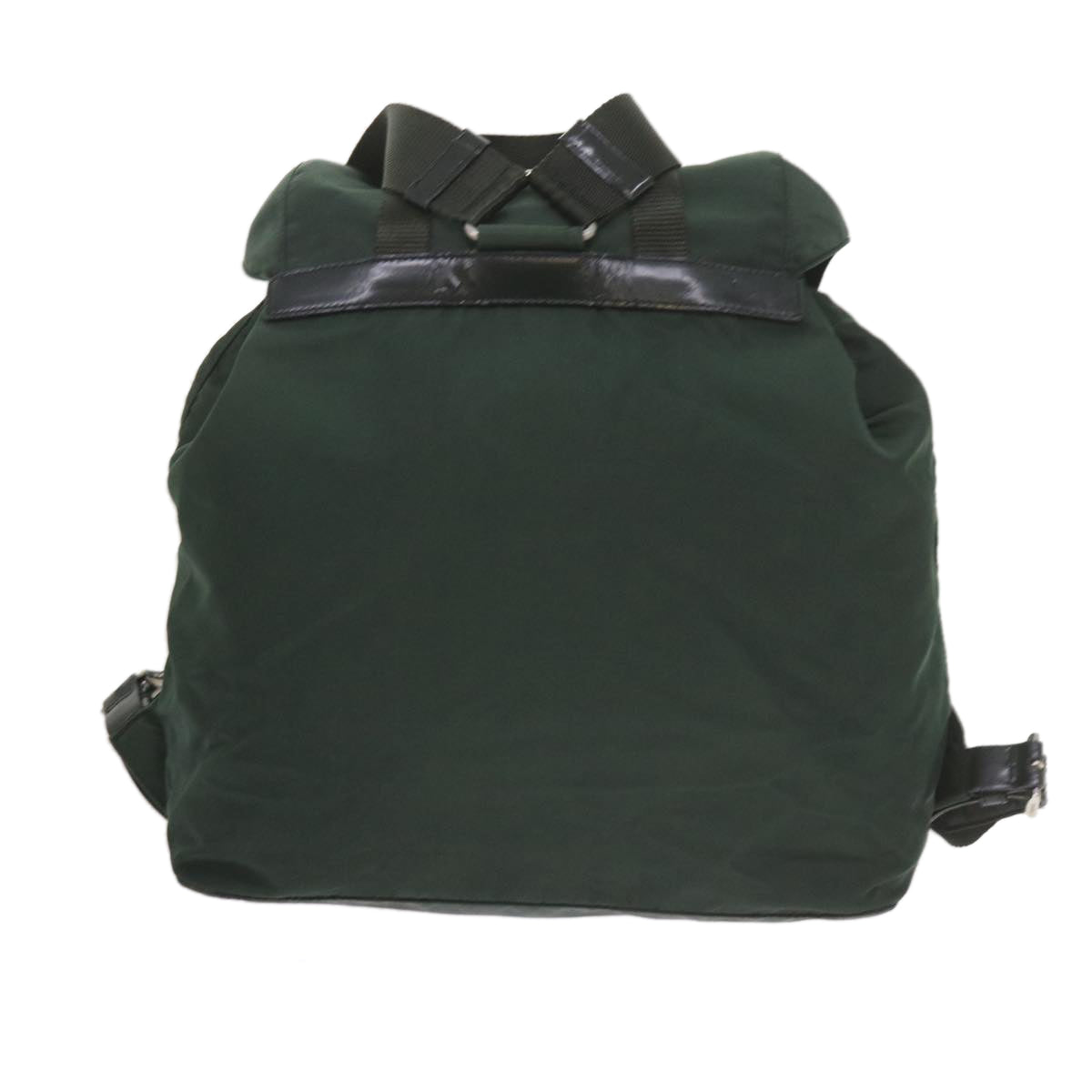 PRADA Backpack Nylon Green Auth 59702