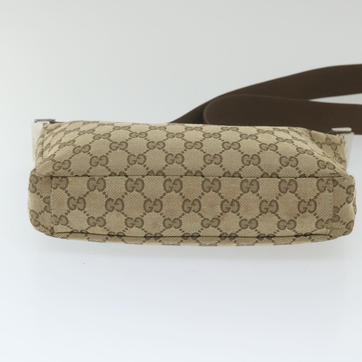 GUCCI GG Canvas Shoulder Bag Beige 019 0433 Auth 59704