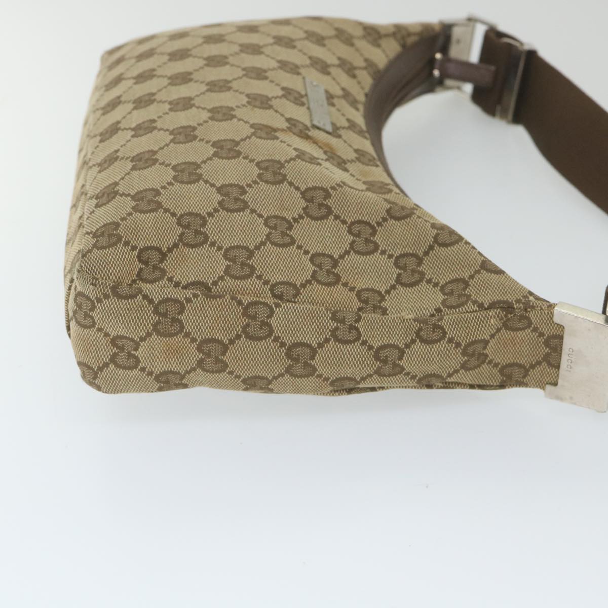 GUCCI GG Canvas Shoulder Bag Beige 019 0433 Auth 59704