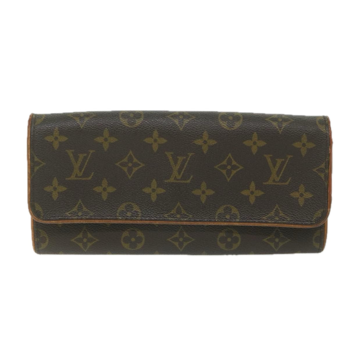 LOUIS VUITTON Monogram Pochette Twin GM Shoulder Bag M51852 LV Auth 59721