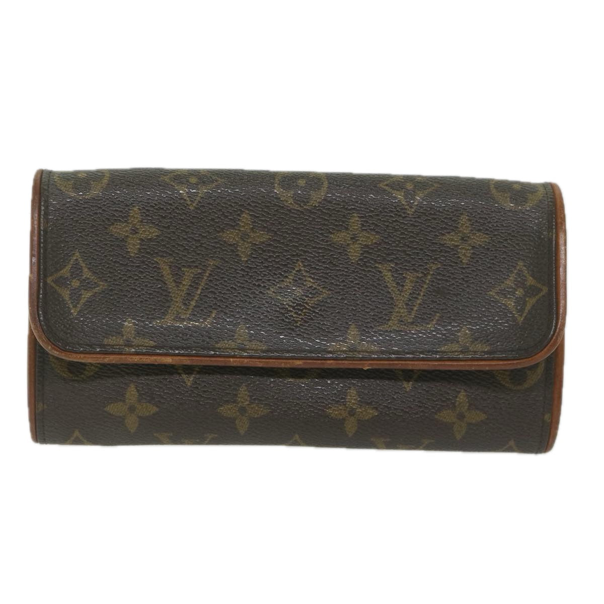 LOUIS VUITTON Monogram Pochette Twin PM Shoulder Bag M51854 LV Auth 59722