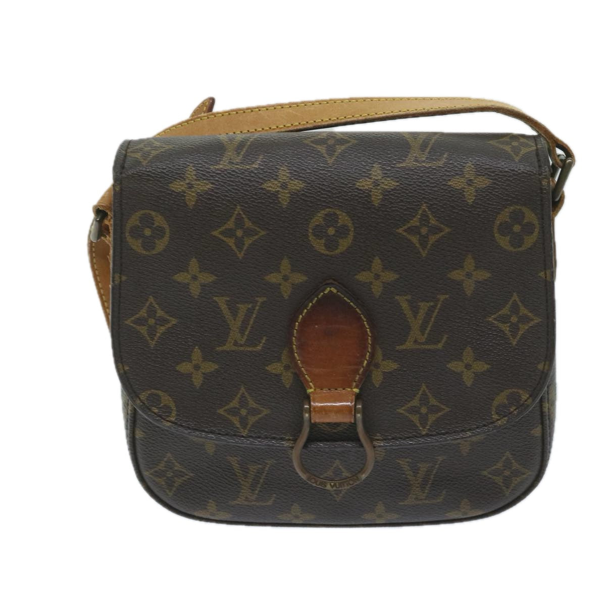 LOUIS VUITTON Monogram Saint Cloud MM Shoulder Bag M51243 LV Auth 59796