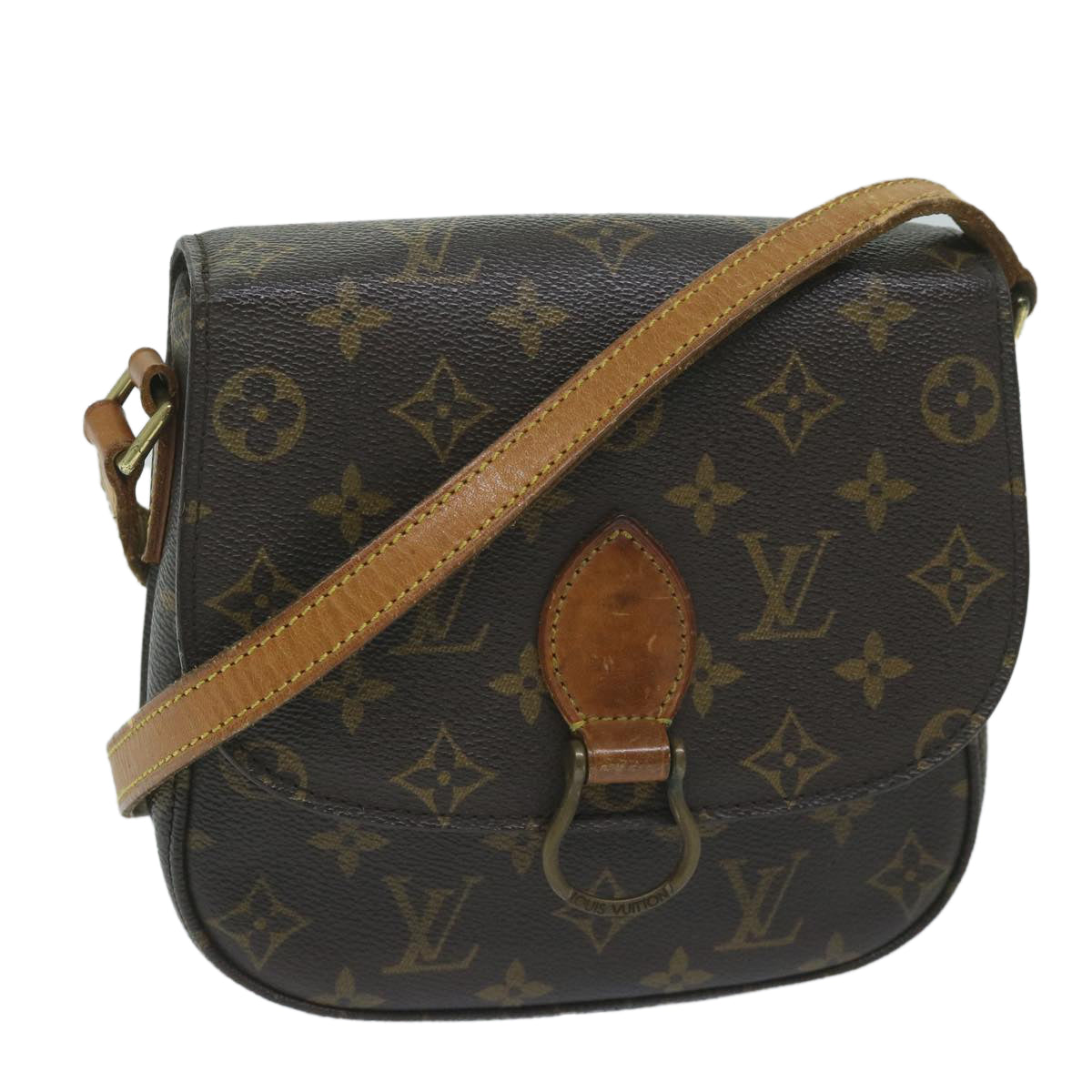 LOUIS VUITTON Monogram Saint Cloud MM Shoulder Bag M51243 LV Auth 59797