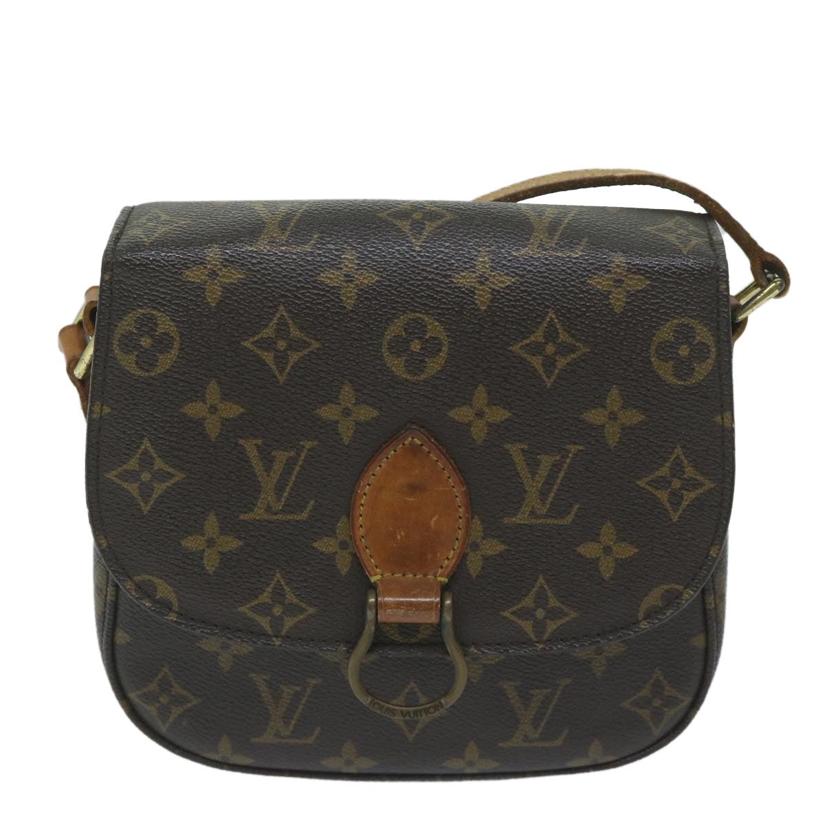 LOUIS VUITTON Monogram Saint Cloud MM Shoulder Bag M51243 LV Auth 59797