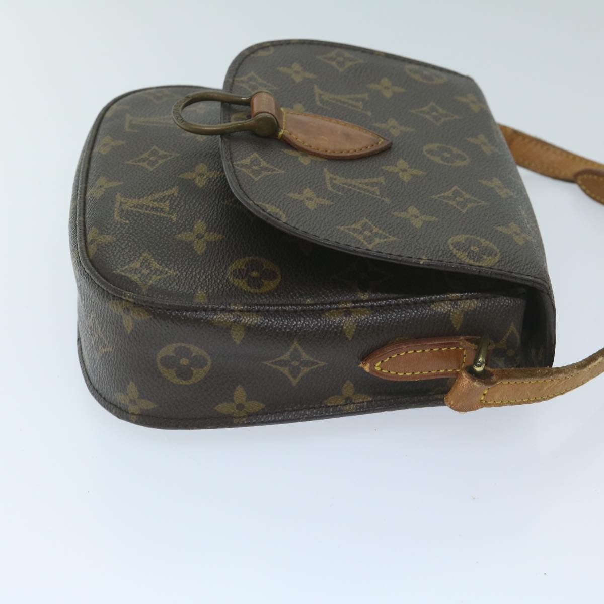 LOUIS VUITTON Monogram Saint Cloud MM Shoulder Bag M51243 LV Auth 59797