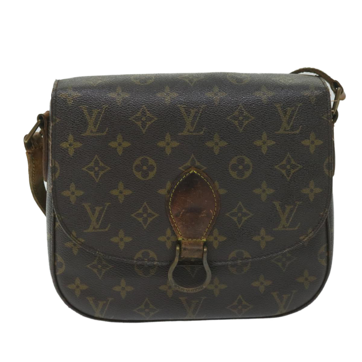 LOUIS VUITTON Monogram Saint Cloud GM Shoulder Bag M51242 LV Auth 59799