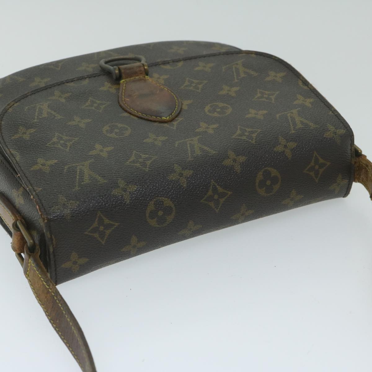 LOUIS VUITTON Monogram Saint Cloud GM Shoulder Bag M51242 LV Auth 59799