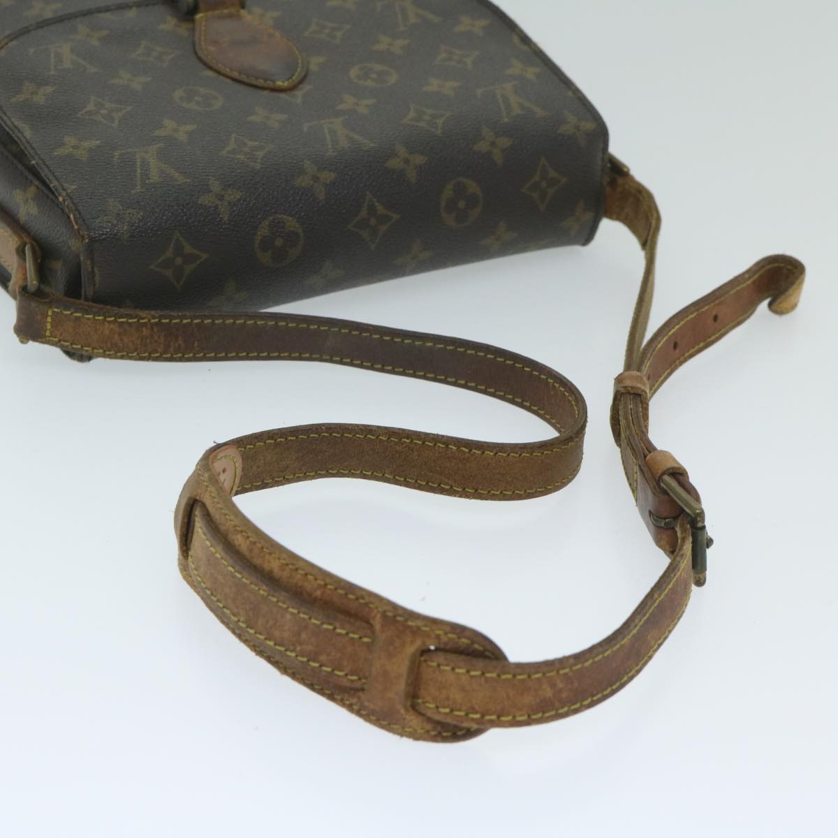 LOUIS VUITTON Monogram Saint Cloud GM Shoulder Bag M51242 LV Auth 59799