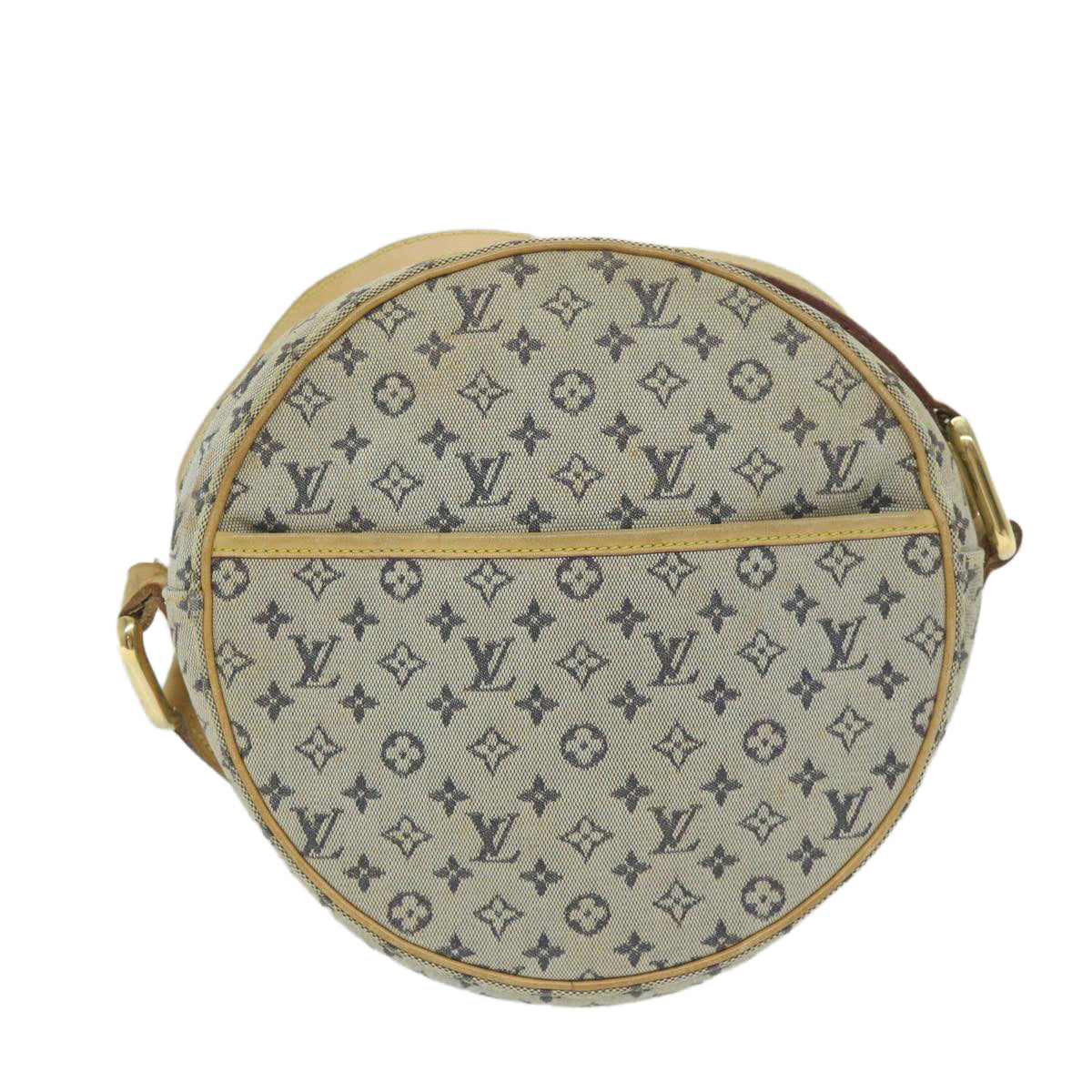 LOUIS VUITTON Monogram Mini Jeanne GM Shoulder Bag Blue M92000 LV Auth 59805