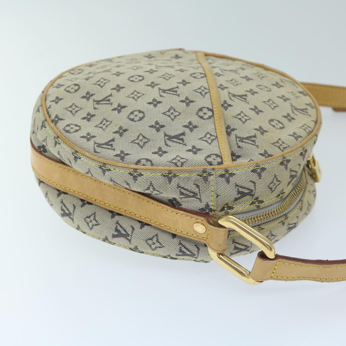 LOUIS VUITTON Monogram Mini Jeanne GM Shoulder Bag Blue M92000 LV Auth 59805