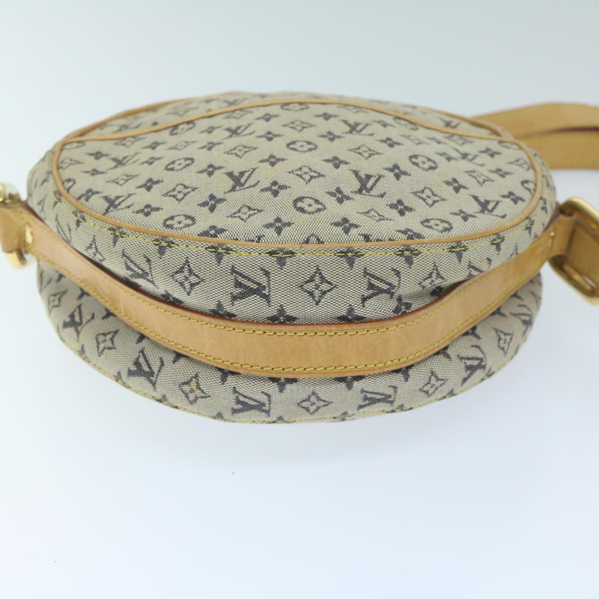 LOUIS VUITTON Monogram Mini Jeanne GM Shoulder Bag Blue M92000 LV Auth 59805