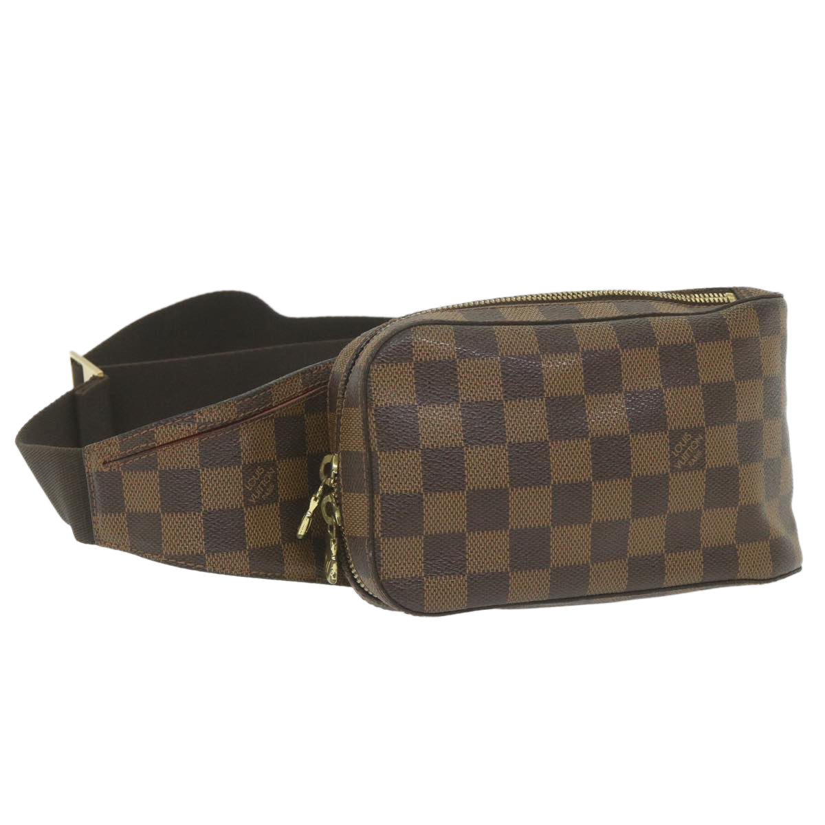 LOUIS VUITTON Damier Ebene Geronimos Shoulder Bag N51994 LV Auth 59807