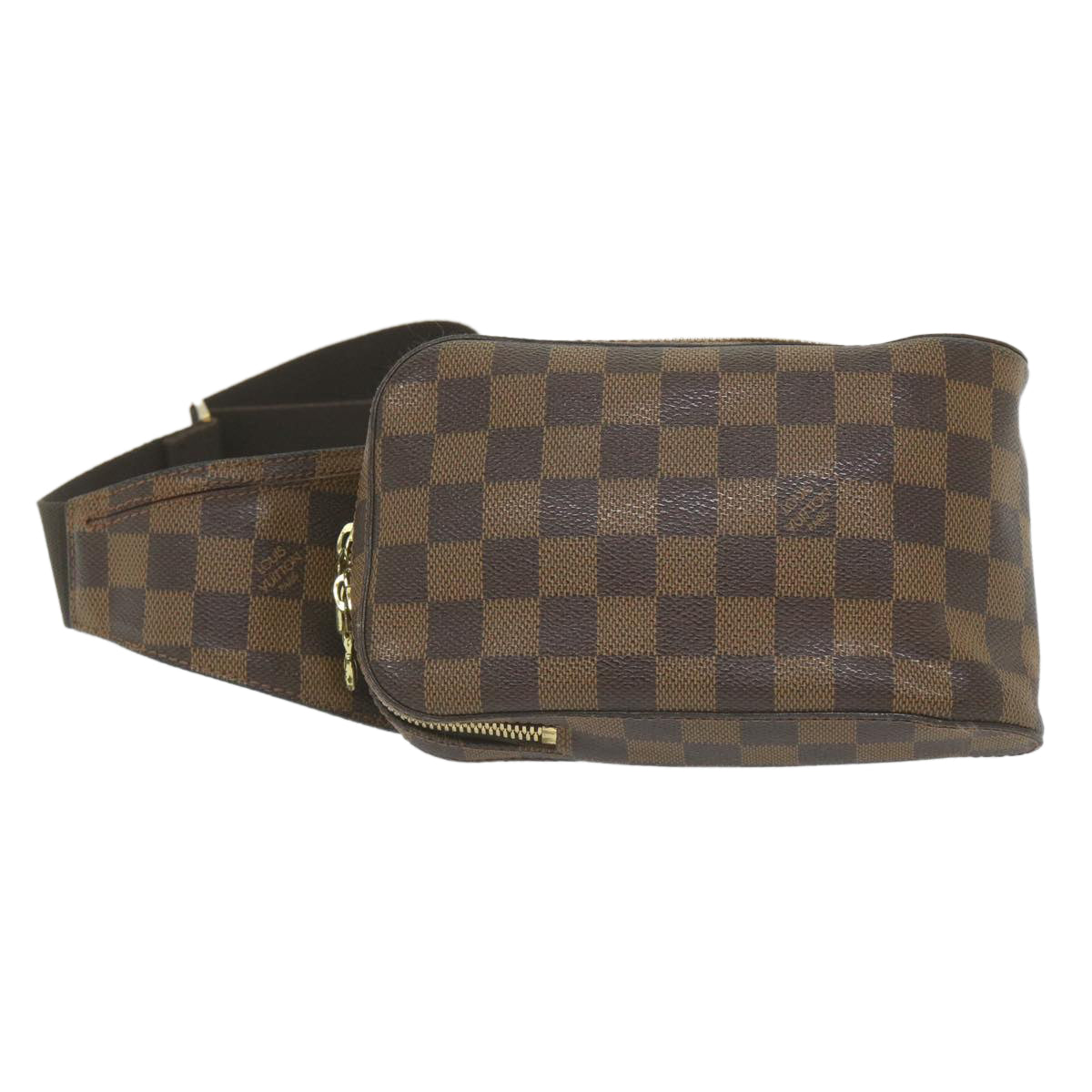 LOUIS VUITTON Damier Ebene Geronimos Shoulder Bag N51994 LV Auth 59807