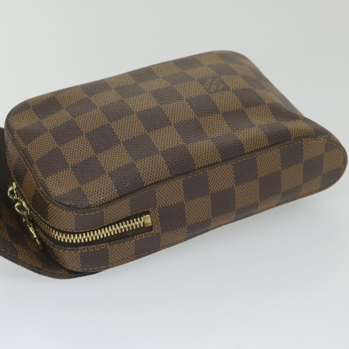 LOUIS VUITTON Damier Ebene Geronimos Shoulder Bag N51994 LV Auth 59807