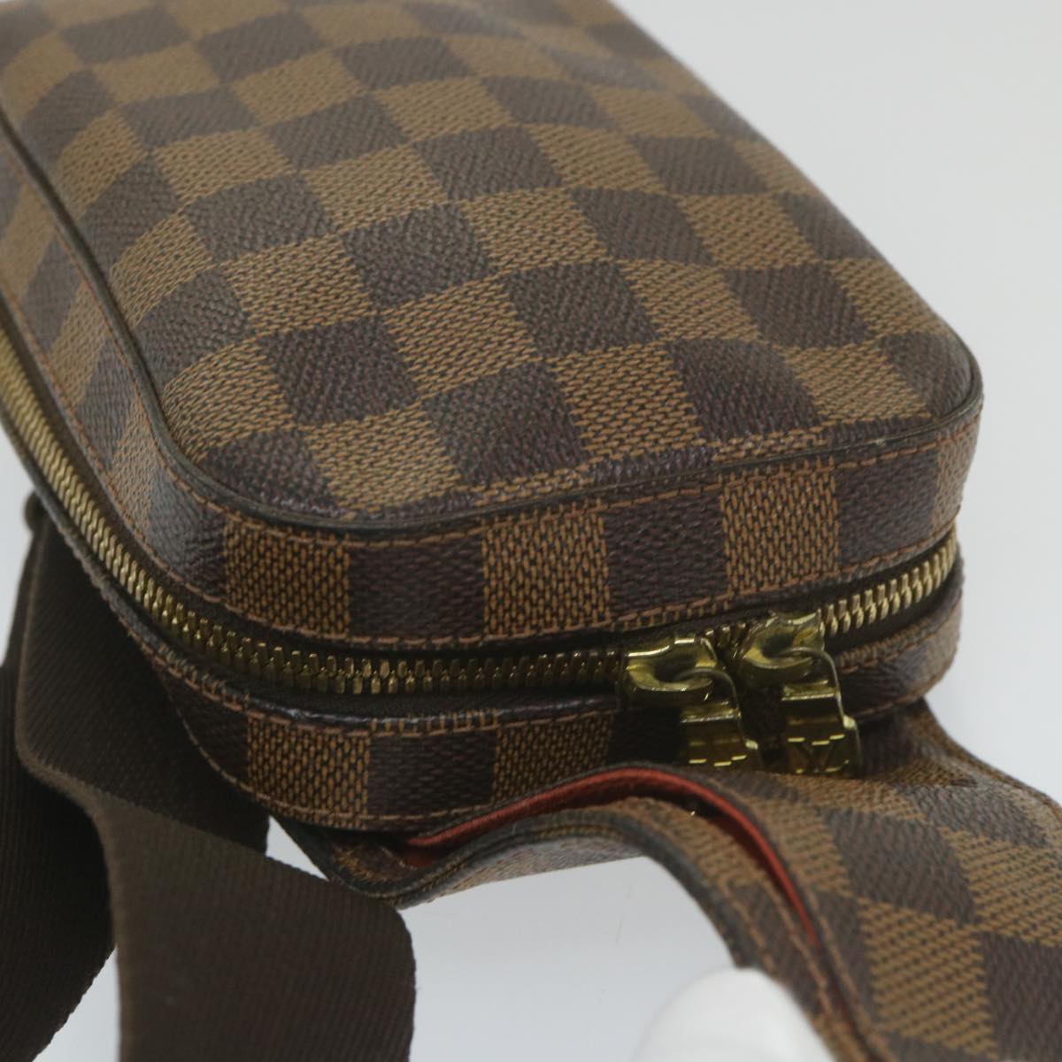 LOUIS VUITTON Damier Ebene Geronimos Shoulder Bag N51994 LV Auth 59807