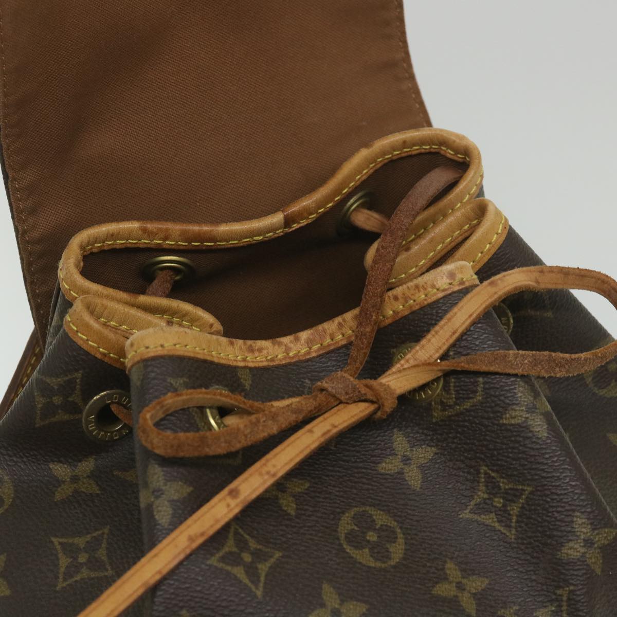 LOUIS VUITTON Monogram Montsouris MM Backpack M51136 LV Auth 59826