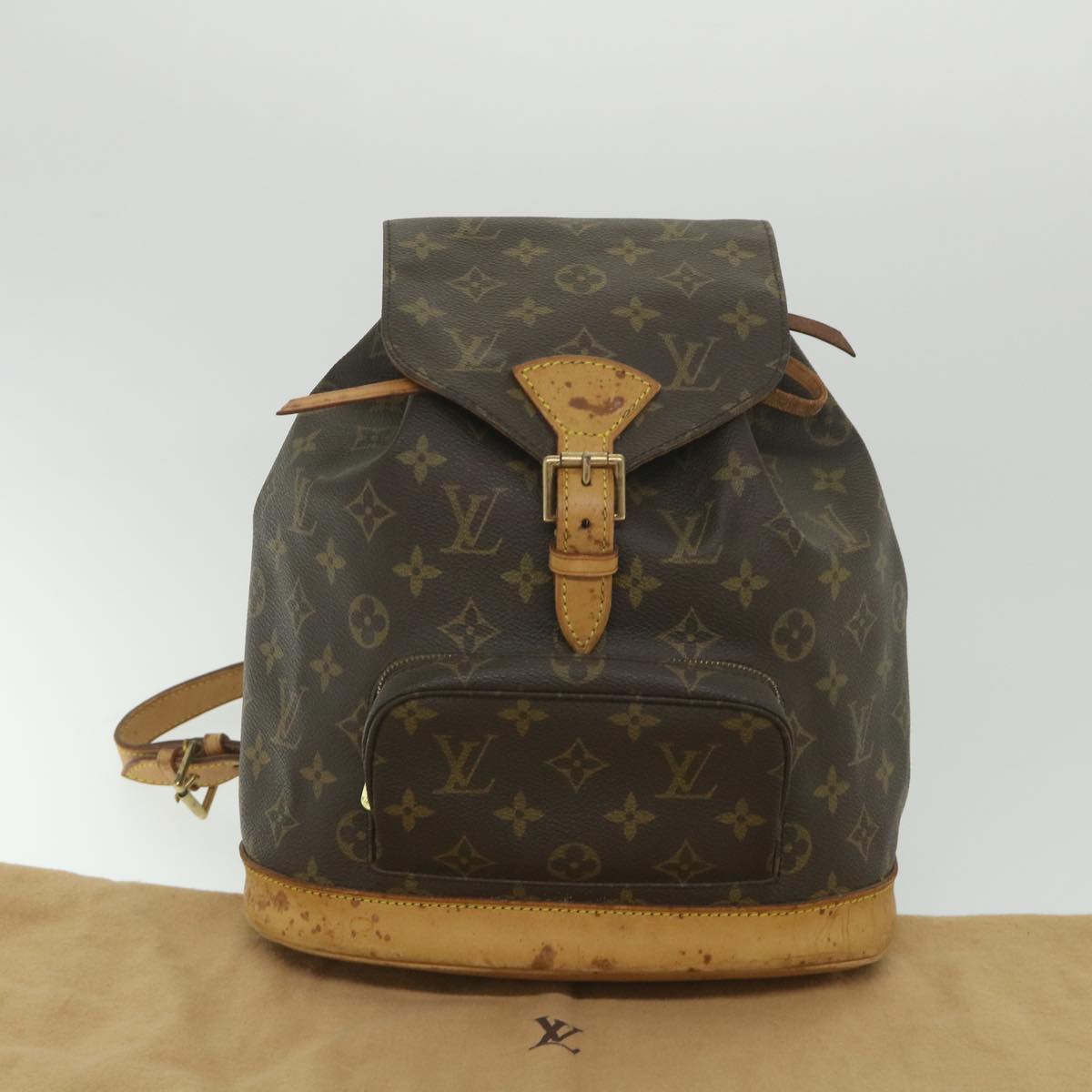 LOUIS VUITTON Monogram Montsouris MM Backpack M51136 LV Auth 59826