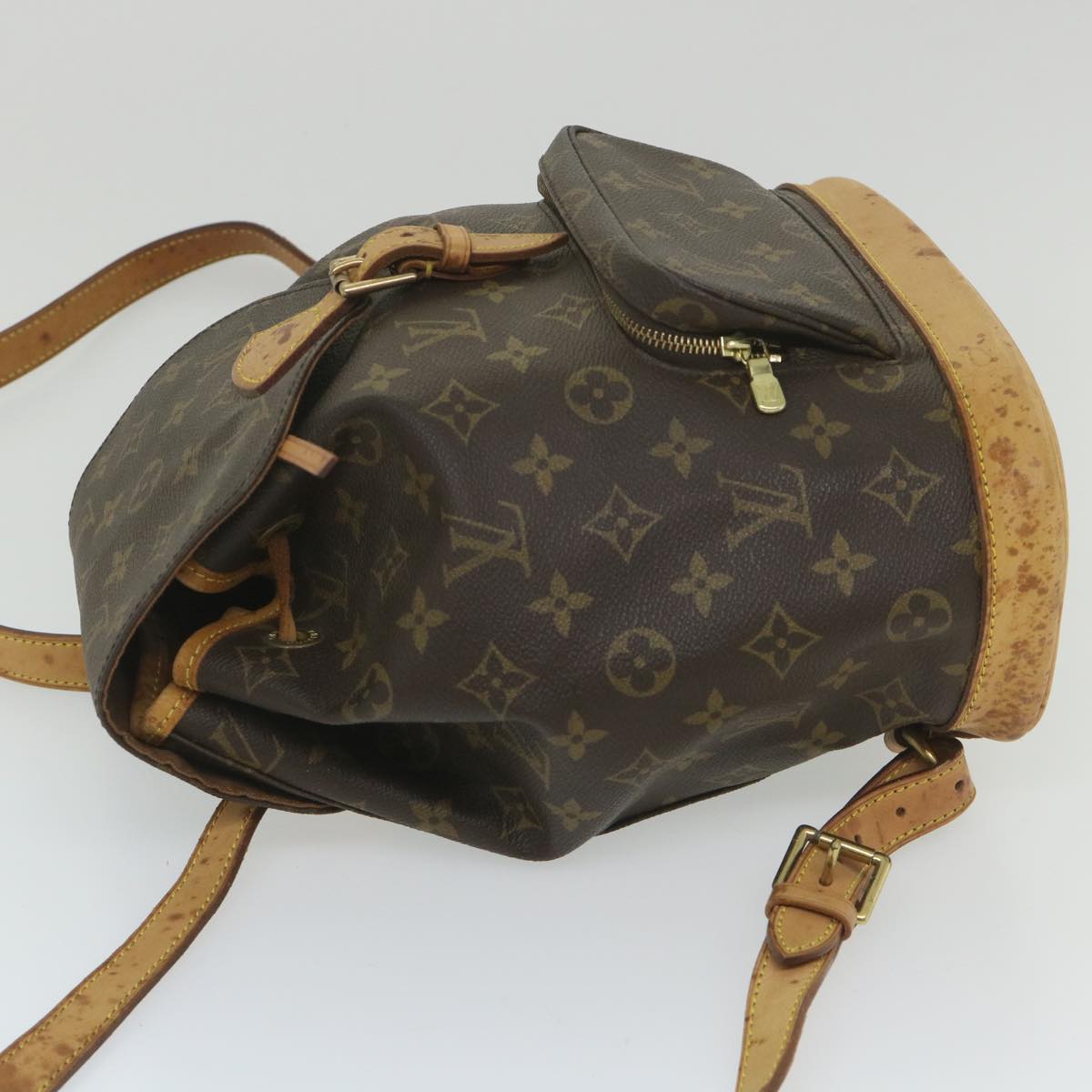 LOUIS VUITTON Monogram Montsouris MM Backpack M51136 LV Auth 59826