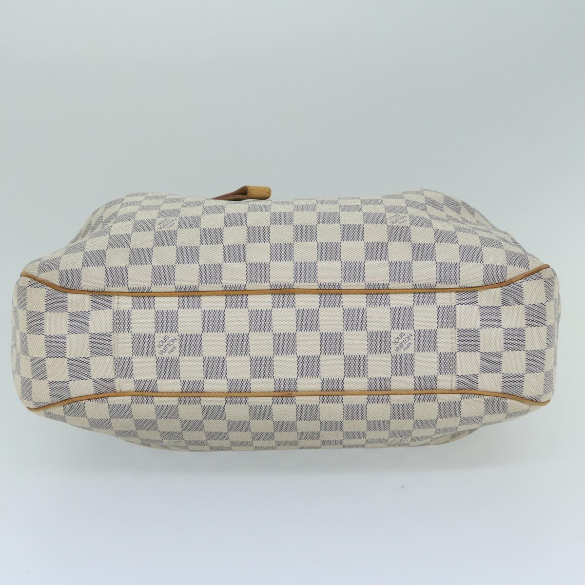 LOUIS VUITTON Damier Azur Ivora MM Shoulder Bag 2way N41133 LV Auth 59834