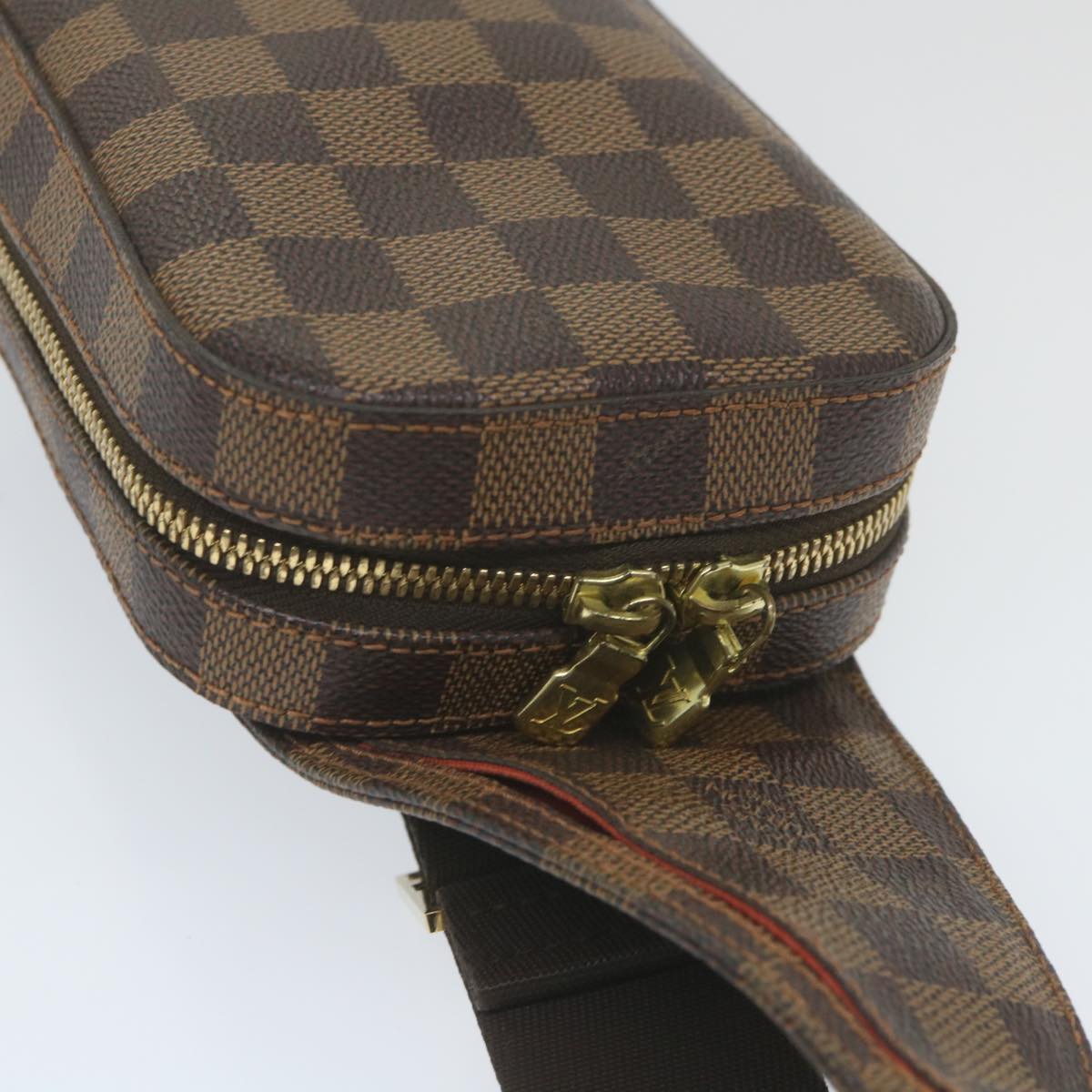 LOUIS VUITTON Damier Ebene Geronimos Shoulder Bag N51994 LV Auth 59881