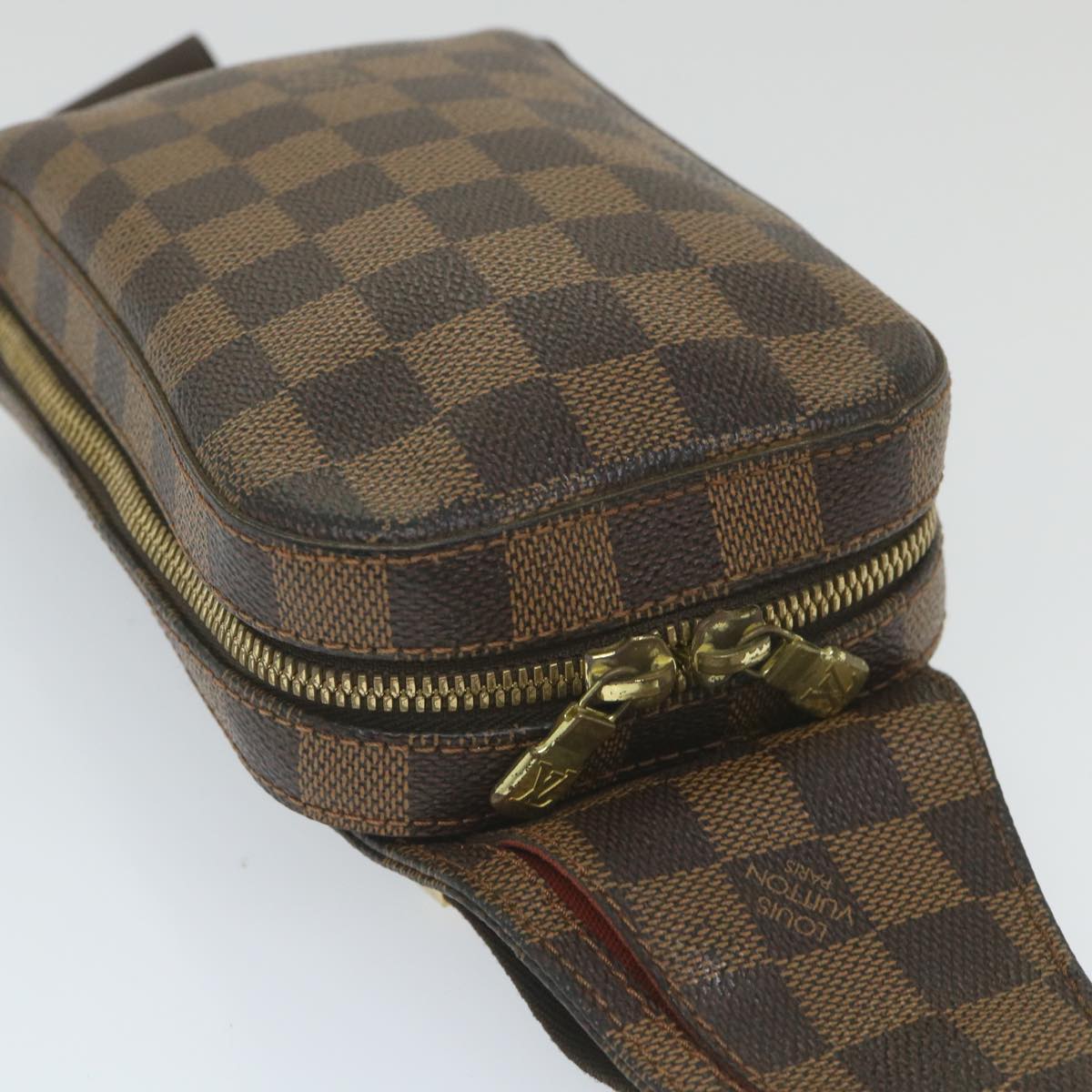 LOUIS VUITTON Damier Ebene Geronimos Shoulder Bag N51994 LV Auth 59921