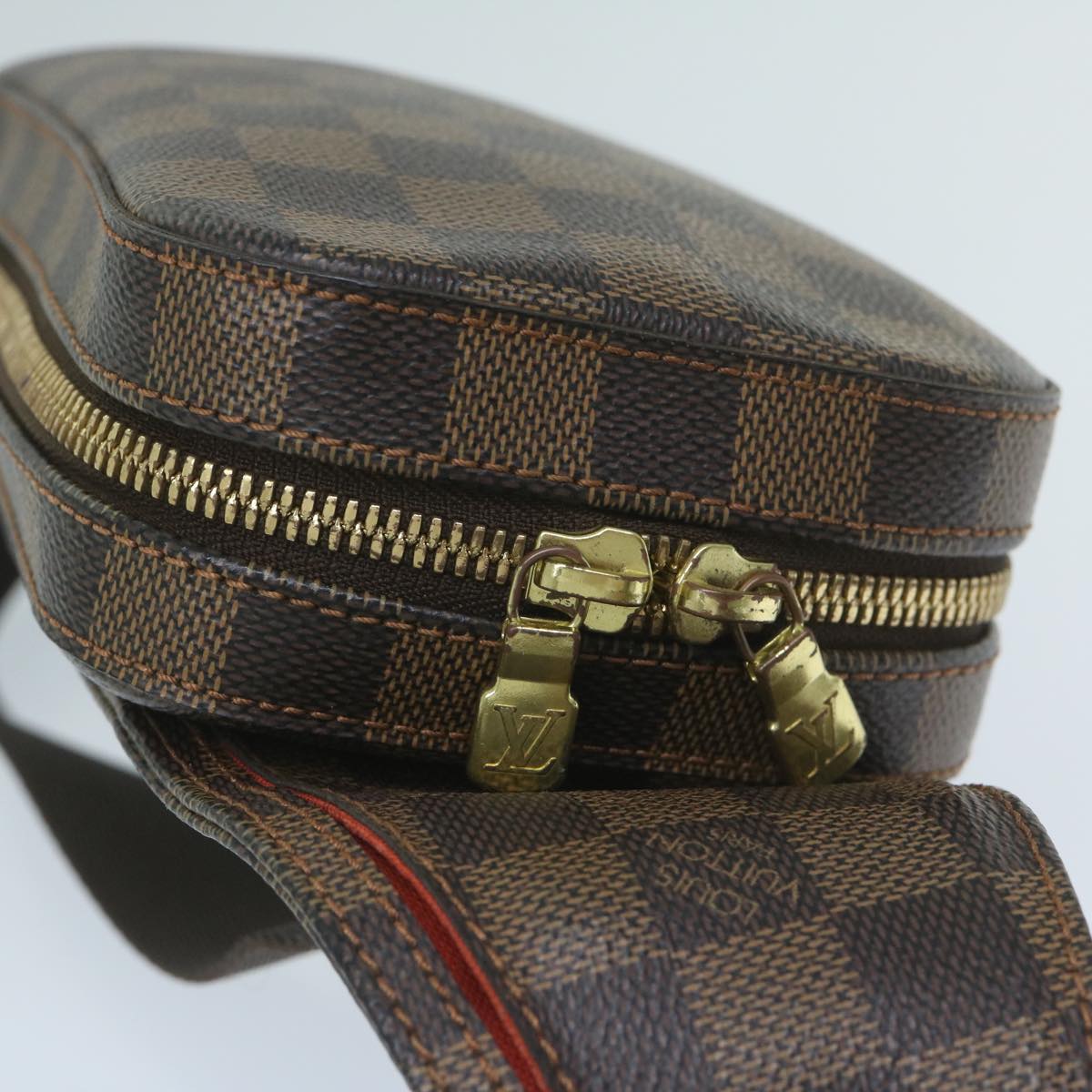 LOUIS VUITTON Damier Ebene Geronimos Shoulder Bag N51994 LV Auth 59922