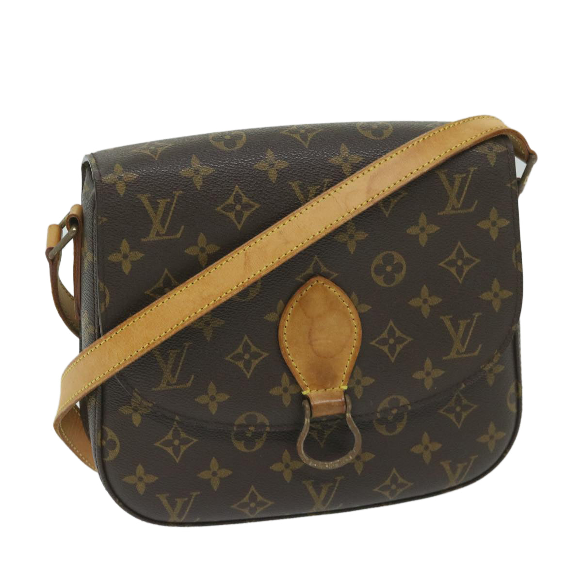 LOUIS VUITTON Monogram Saint Cloud GM Shoulder Bag M51242 LV Auth 59928