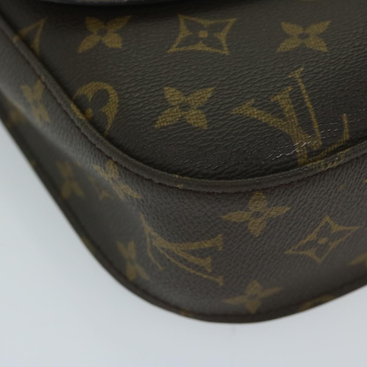 LOUIS VUITTON Monogram Saint Cloud GM Shoulder Bag M51242 LV Auth 59928