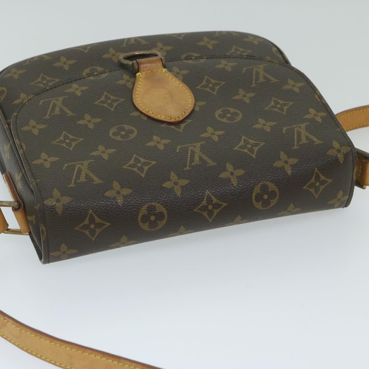 LOUIS VUITTON Monogram Saint Cloud GM Shoulder Bag M51242 LV Auth 59928