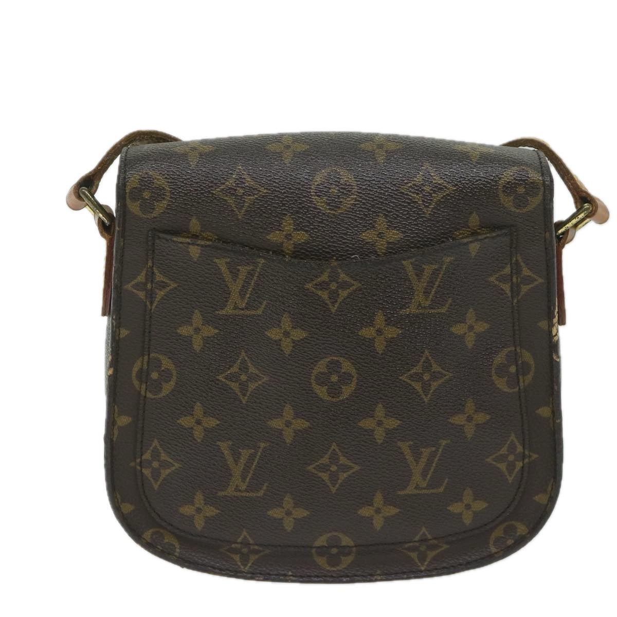 LOUIS VUITTON Monogram Saint Cloud MM Shoulder Bag M51243 LV Auth 59929