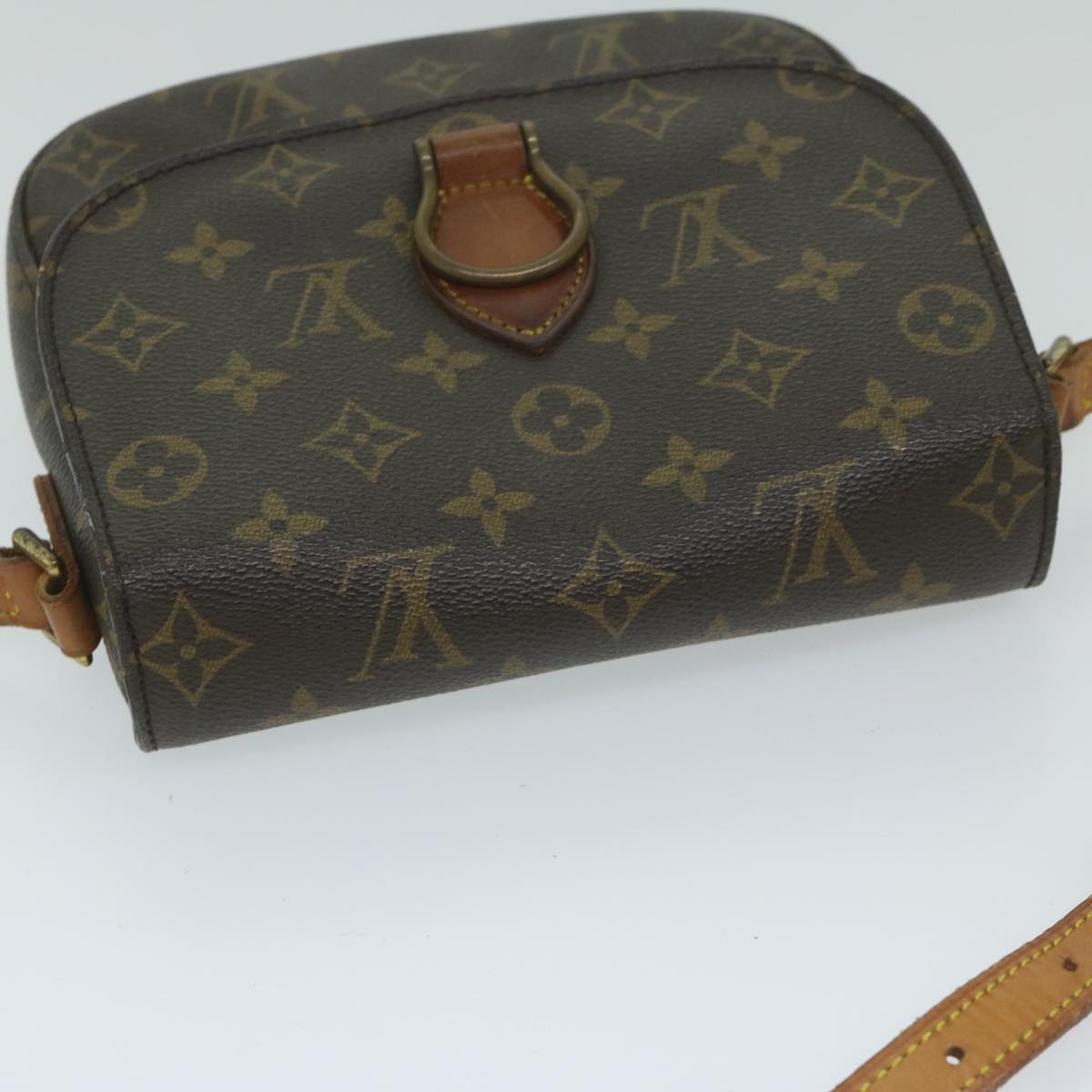 LOUIS VUITTON Monogram Saint Cloud MM Shoulder Bag M51243 LV Auth 59929