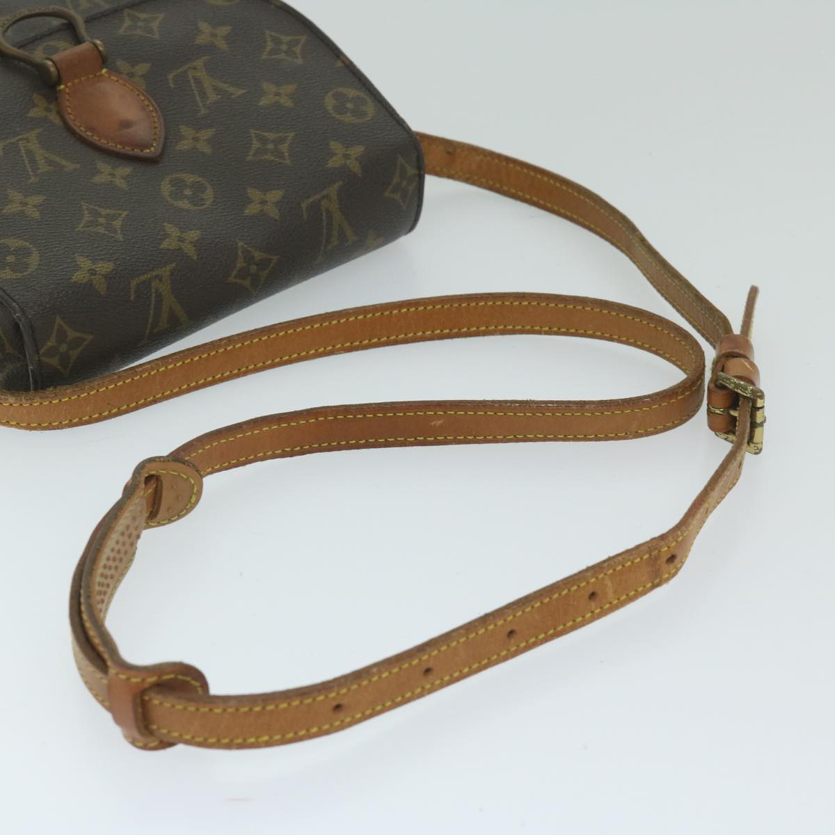 LOUIS VUITTON Monogram Saint Cloud MM Shoulder Bag M51243 LV Auth 59929