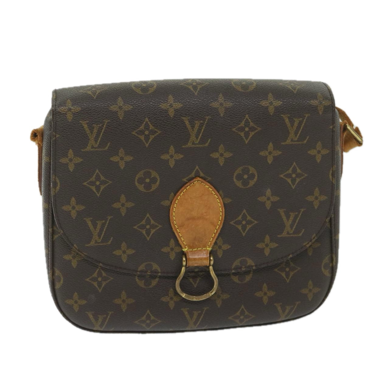 LOUIS VUITTON Monogram Saint Cloud GM Shoulder Bag M51242 LV Auth 59930