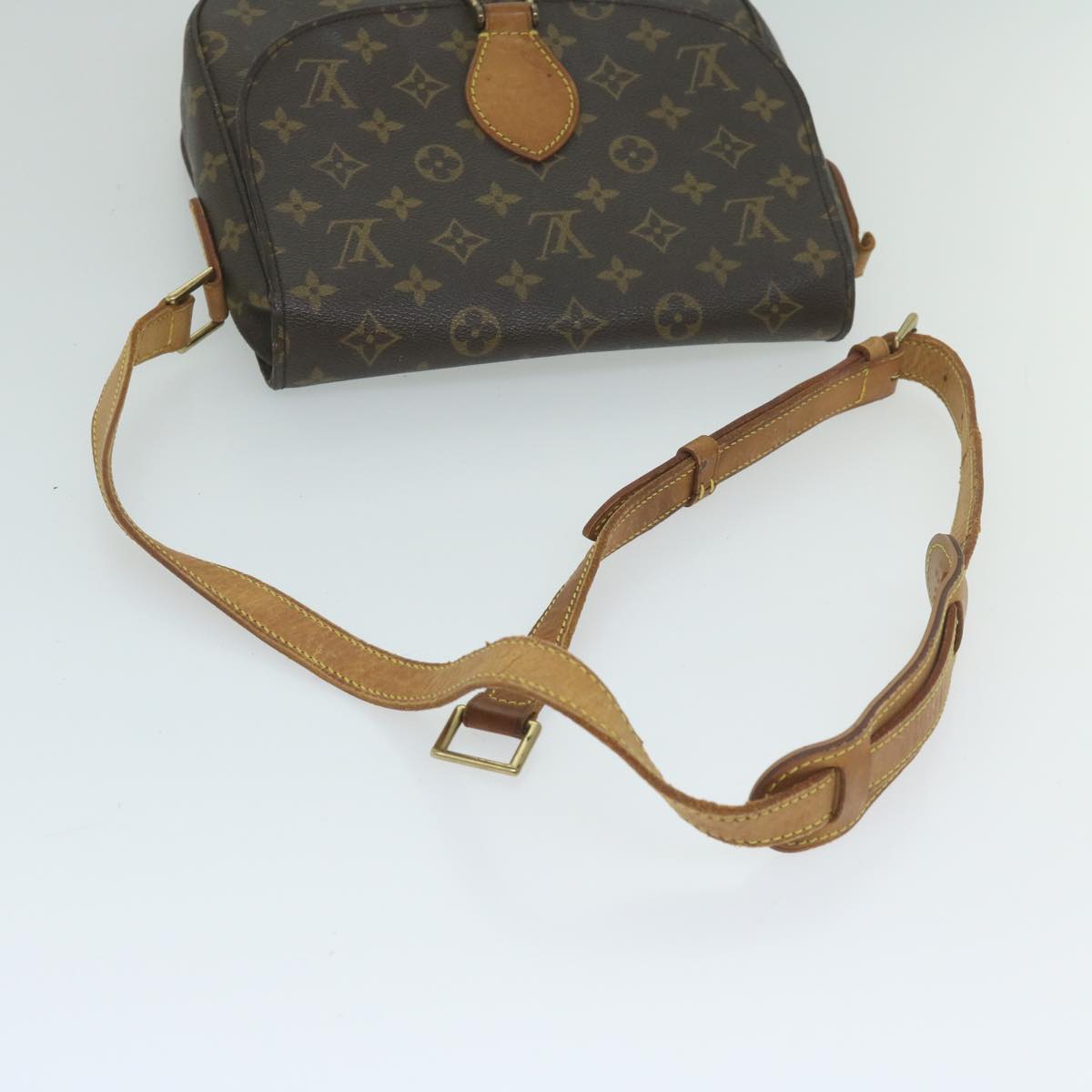 LOUIS VUITTON Monogram Saint Cloud GM Shoulder Bag M51242 LV Auth 59931