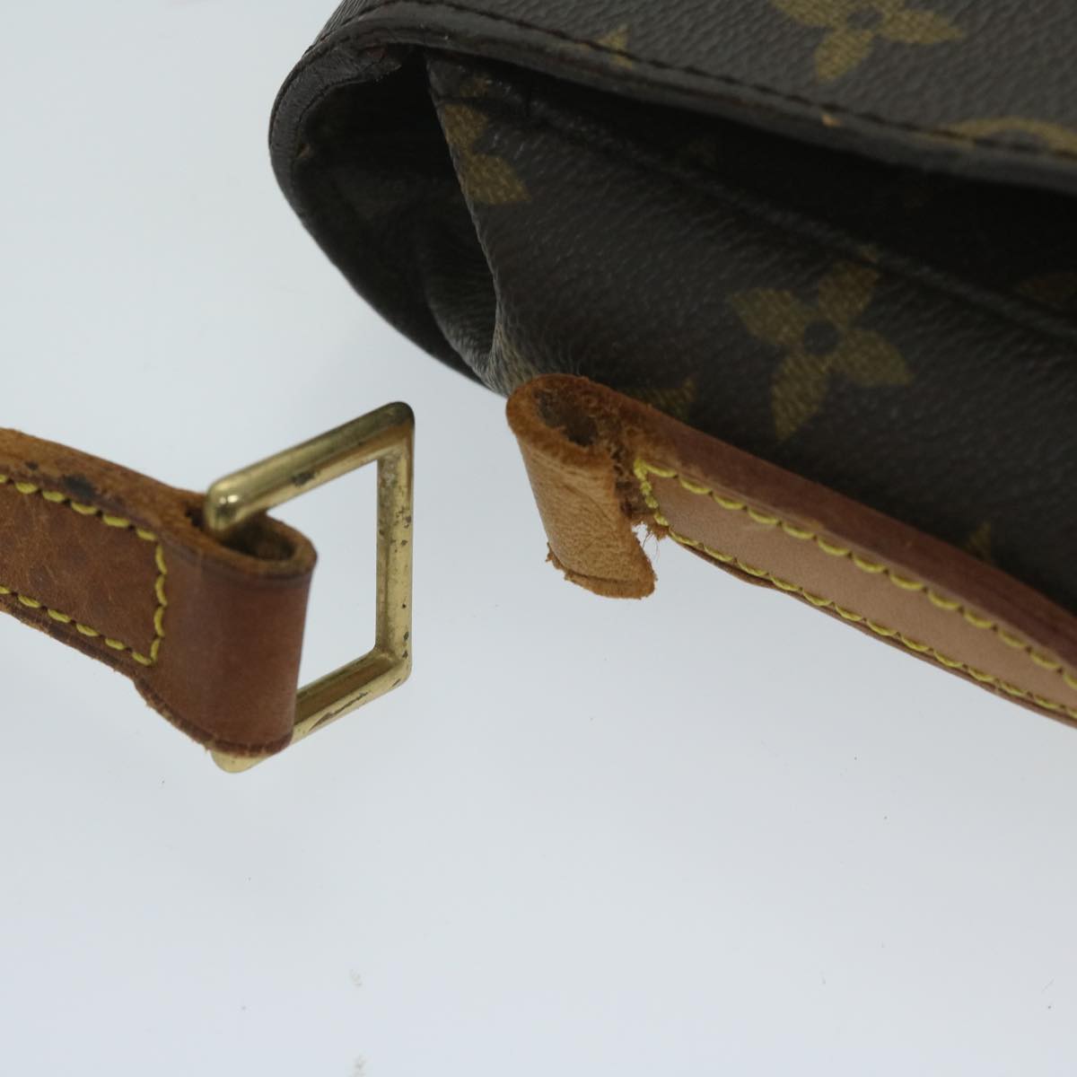 LOUIS VUITTON Monogram Saint Cloud GM Shoulder Bag M51242 LV Auth 59931