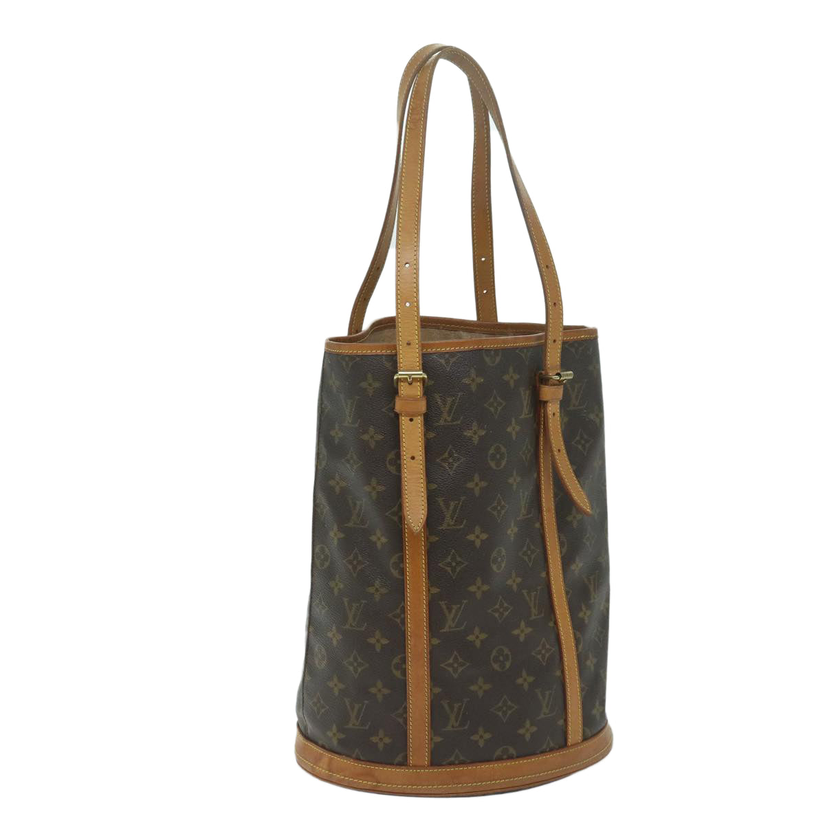 LOUIS VUITTON Monogram Bucket GM Shoulder Bag M42236 LV Auth 59954