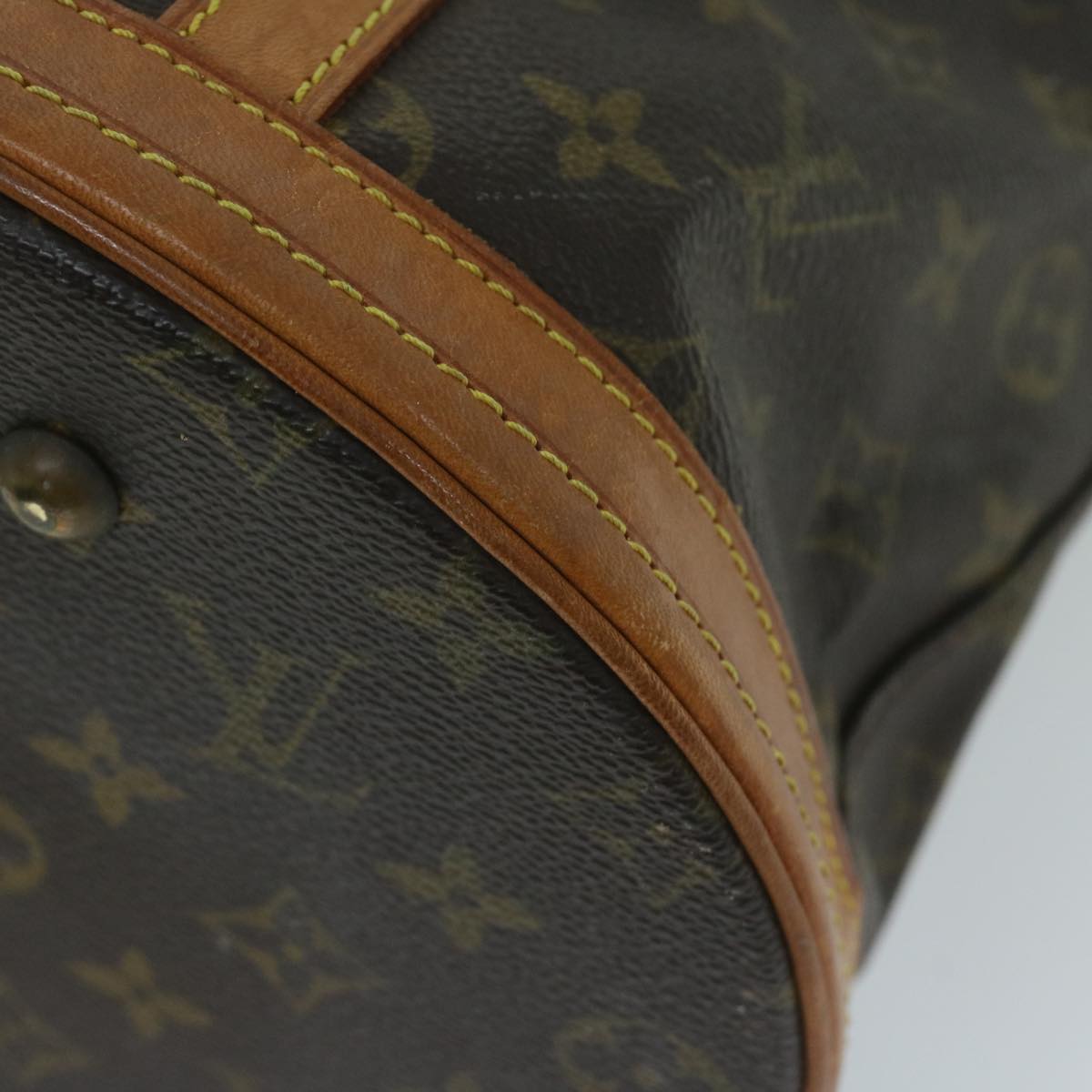 LOUIS VUITTON Monogram Bucket GM Shoulder Bag M42236 LV Auth 59954