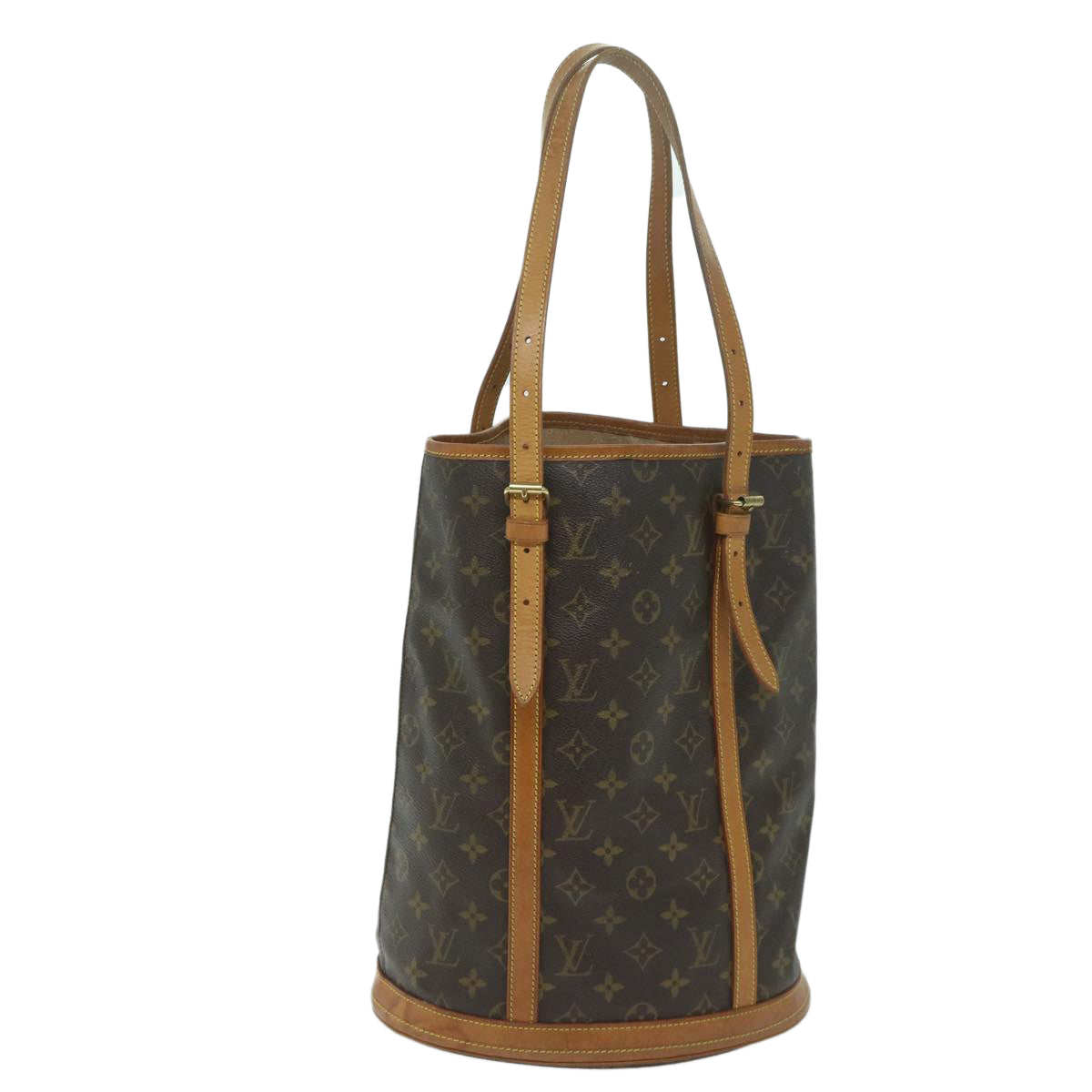 LOUIS VUITTON Monogram Bucket GM Shoulder Bag M42236 LV Auth 59954