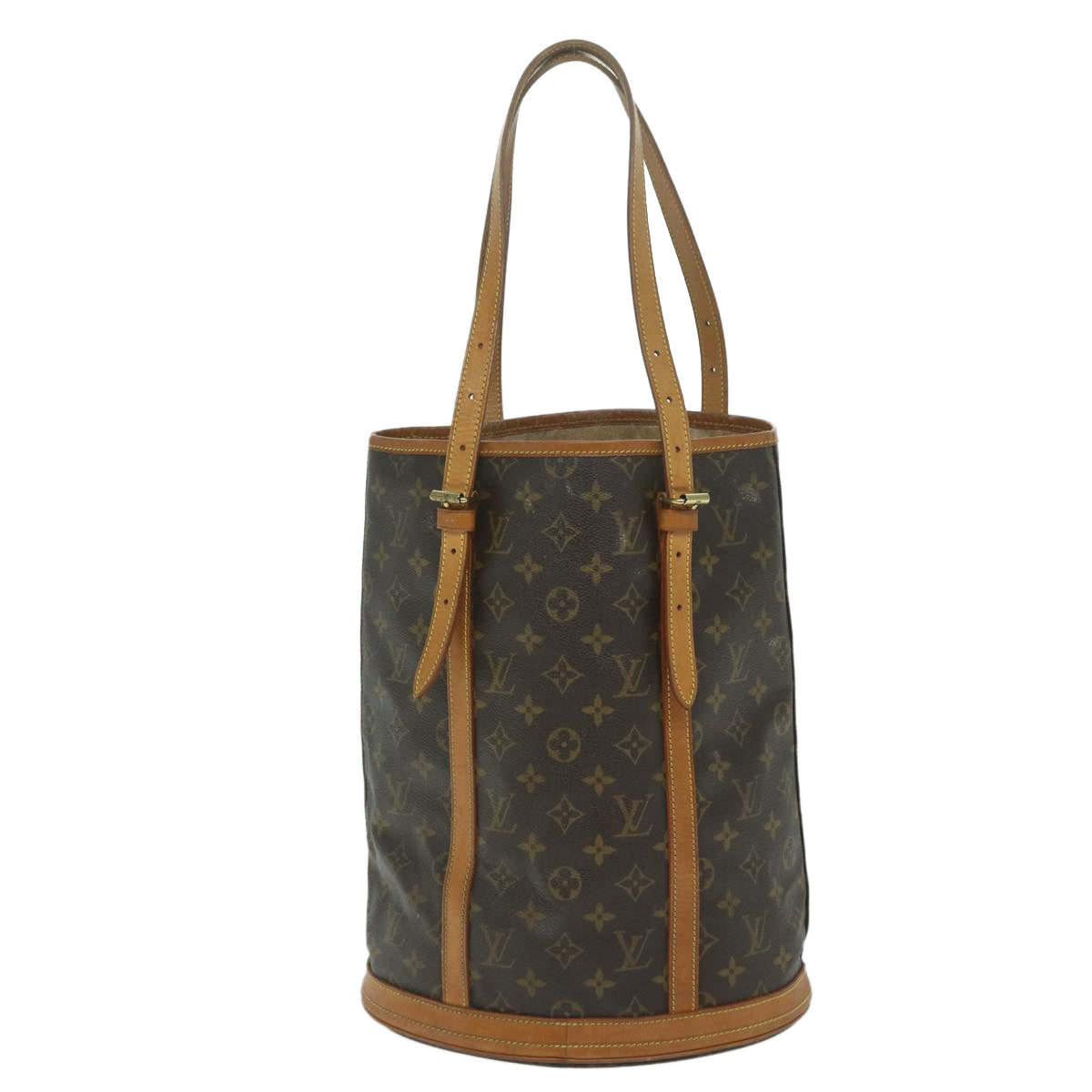 LOUIS VUITTON Monogram Bucket GM Shoulder Bag M42236 LV Auth 59954