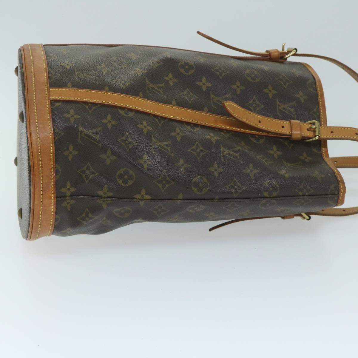 LOUIS VUITTON Monogram Bucket GM Shoulder Bag M42236 LV Auth 59954