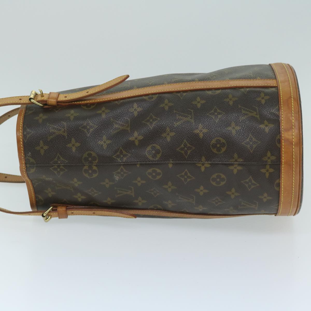 LOUIS VUITTON Monogram Bucket GM Shoulder Bag M42236 LV Auth 59954