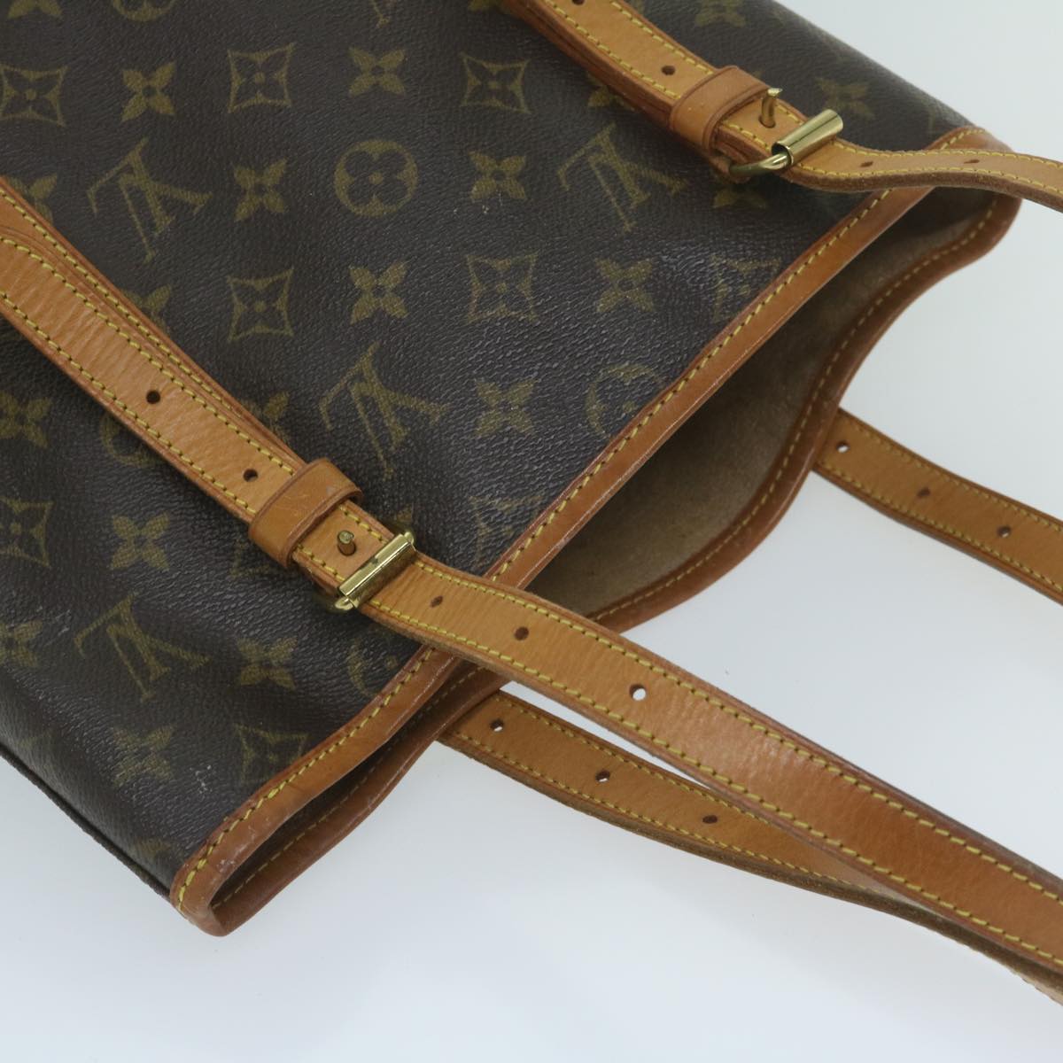 LOUIS VUITTON Monogram Bucket GM Shoulder Bag M42236 LV Auth 59954