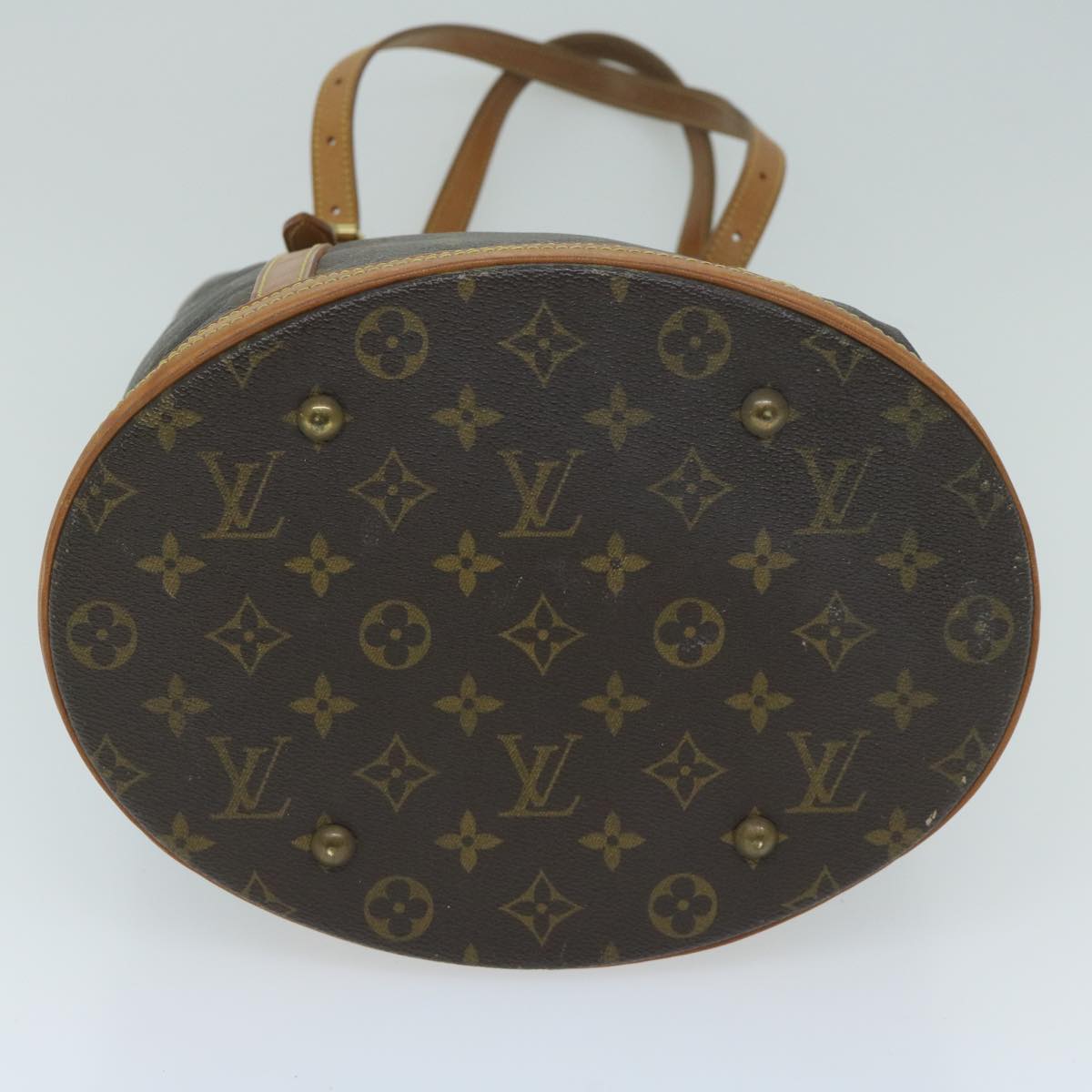 LOUIS VUITTON Monogram Bucket GM Shoulder Bag M42236 LV Auth 59954