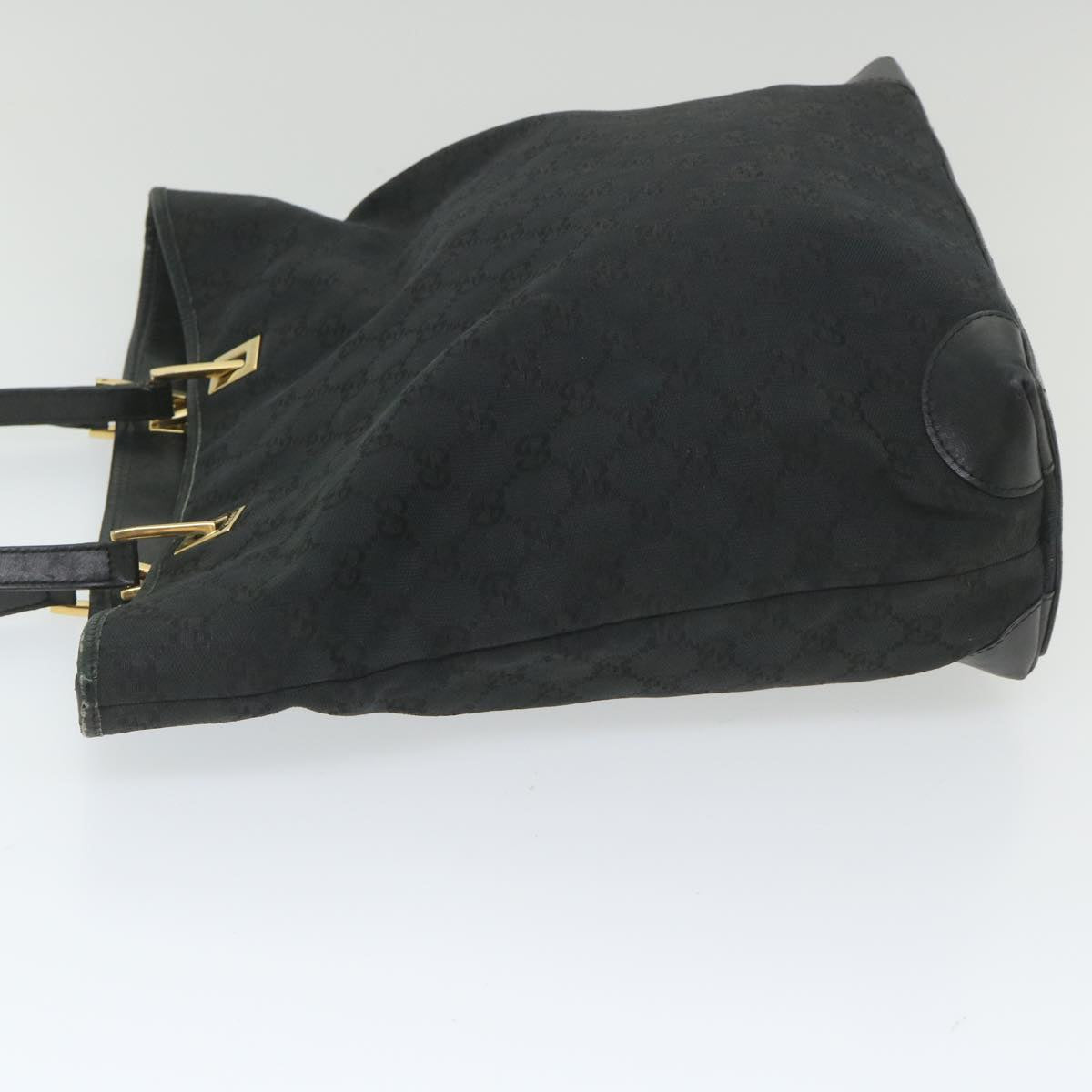 GUCCI GG Canvas Tote Bag Black 002 1098 2404 Auth 59972