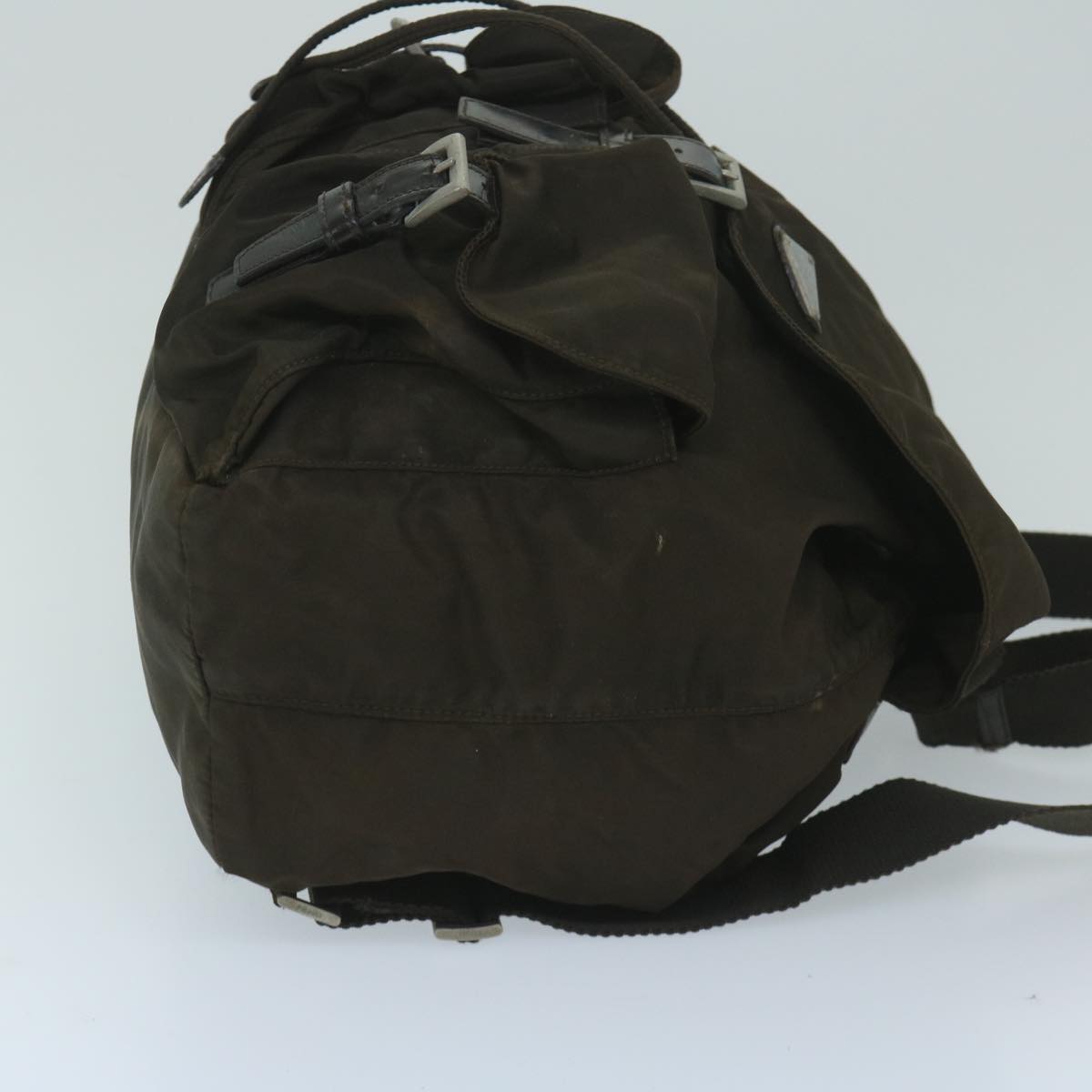 PRADA Backpack Nylon Brown Auth 59977