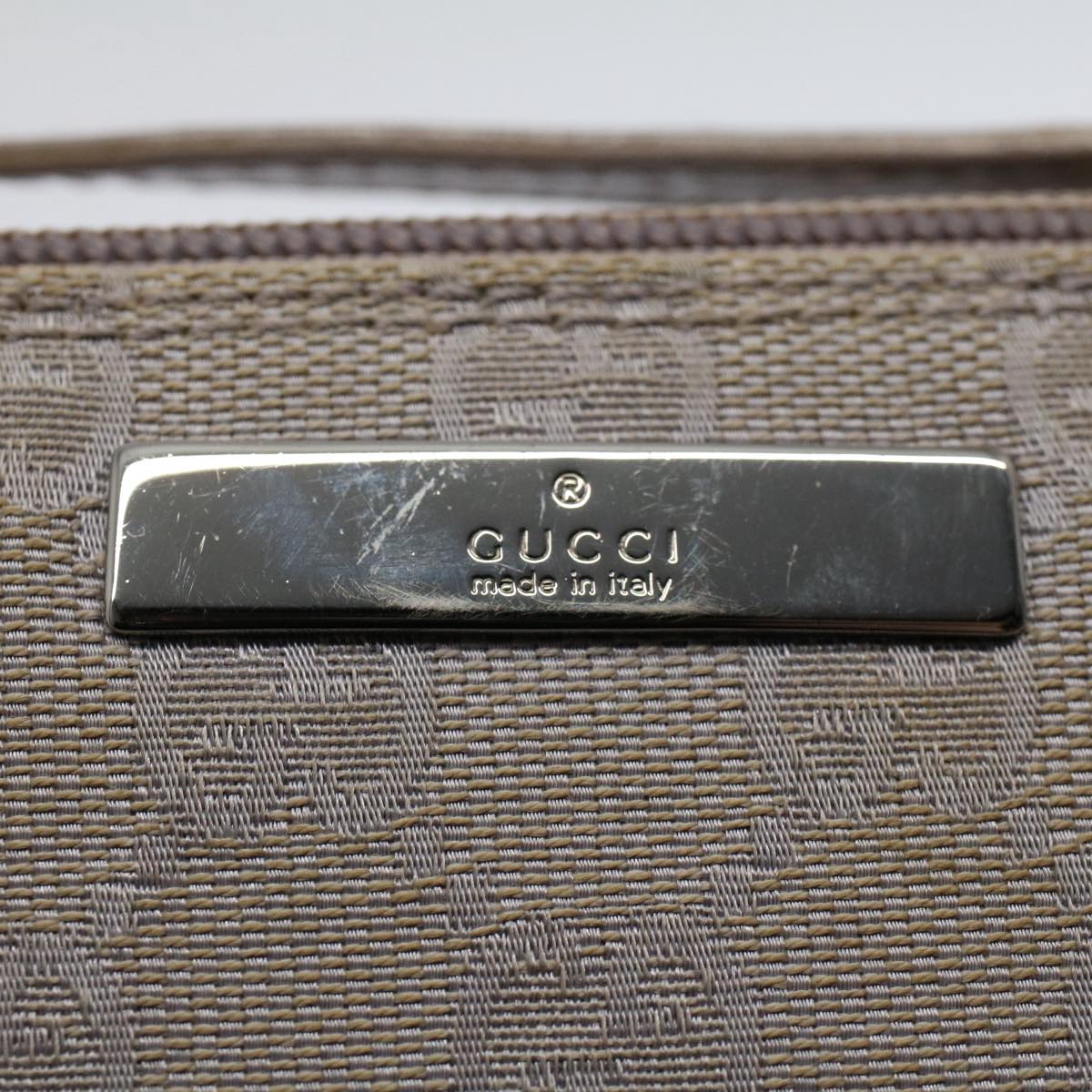 GUCCI GG Canvas Accessory Pouch cigarette case set Purple 07198 Auth 59991