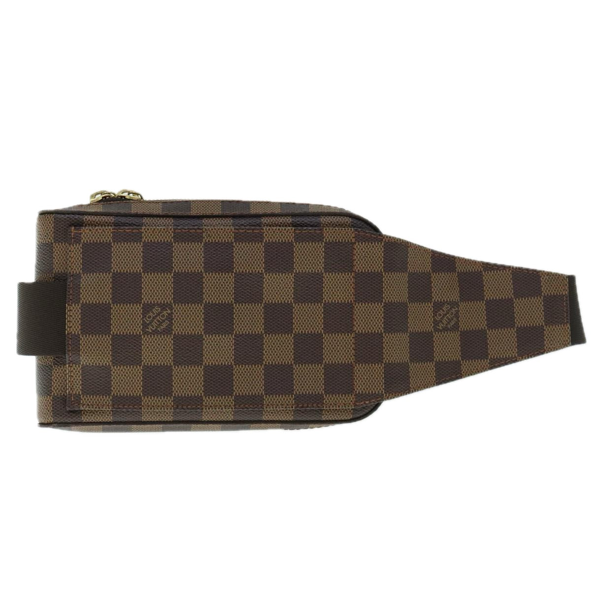 LOUIS VUITTON Damier Ebene Geronimos Shoulder Bag N51994 LV Auth 60002A